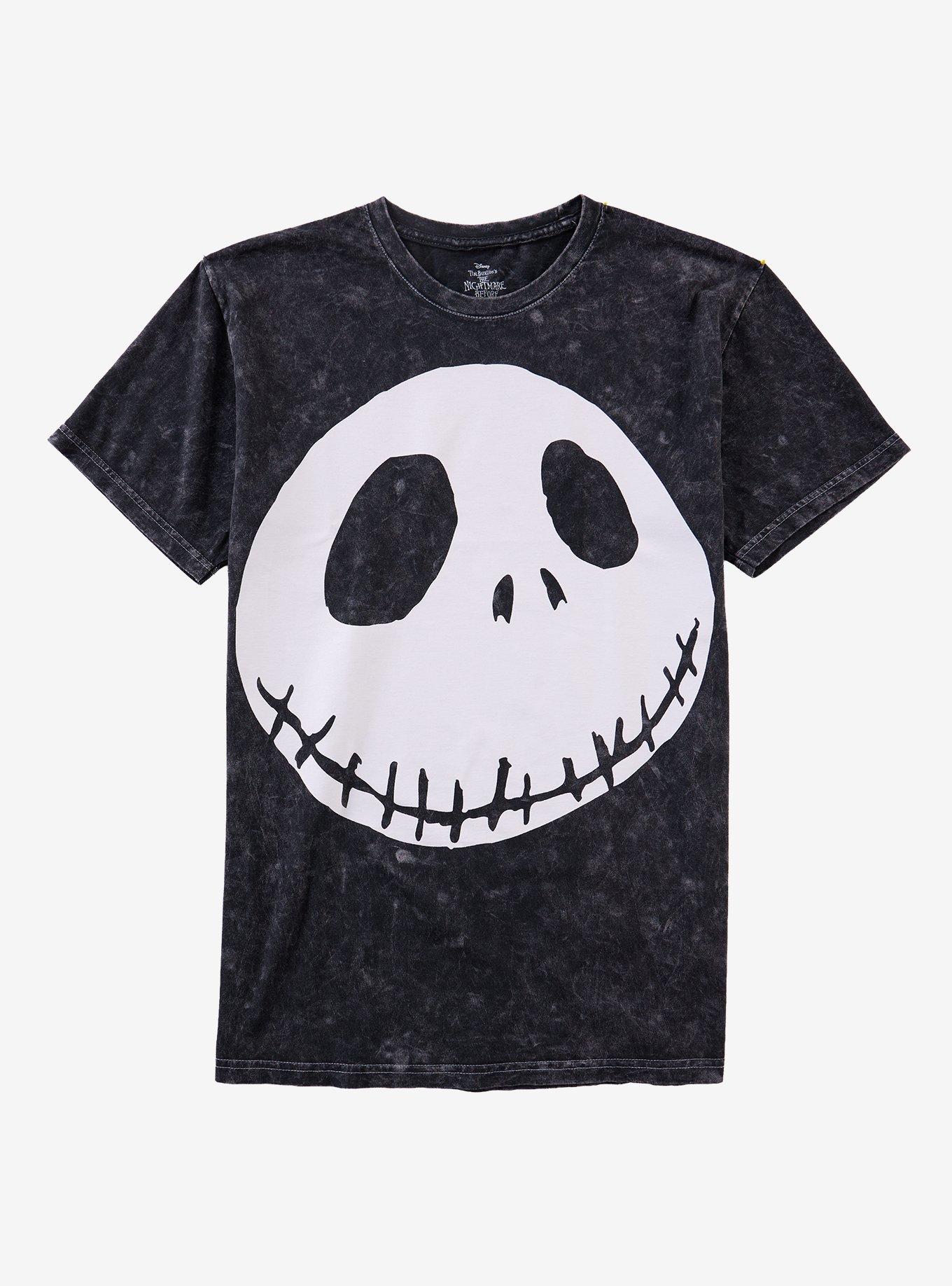 The Nightmare Before Christmas Jack Jumbo Mineral Wash T-Shirt, , hi-res