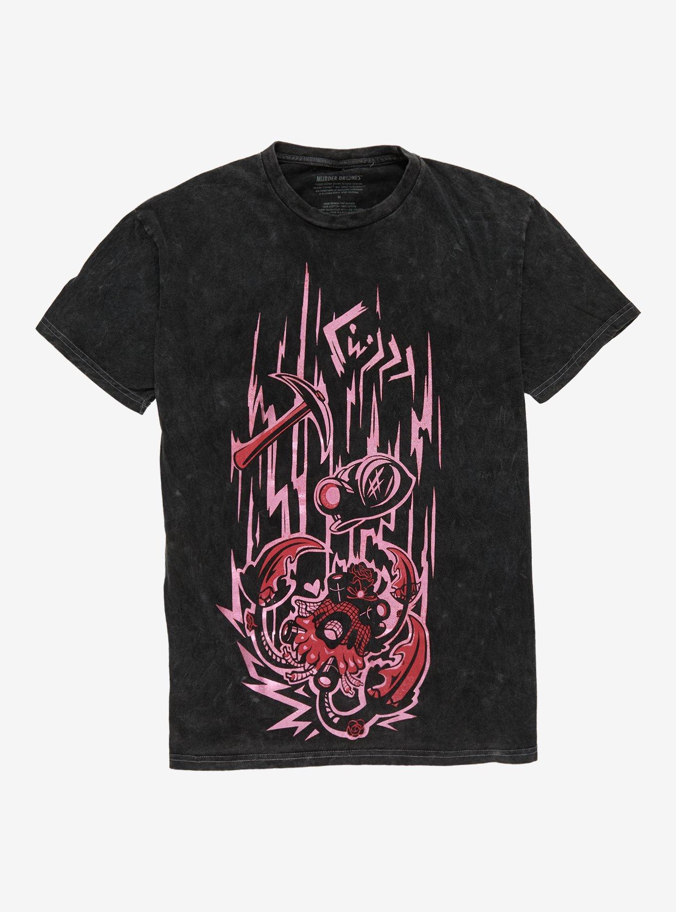 Murder Drones Nori Foil Dark Wash T-Shirt, , hi-res
