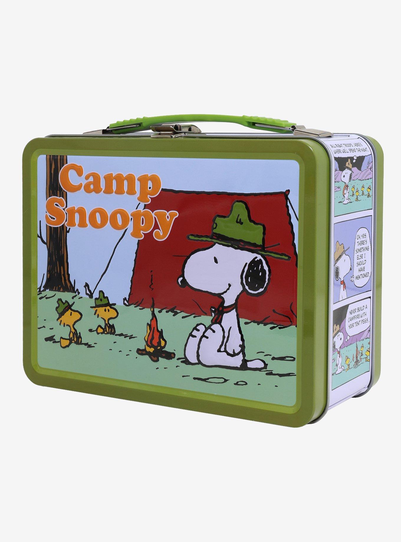 Peanuts Camp Snoopy Tin Lunch Box, , hi-res