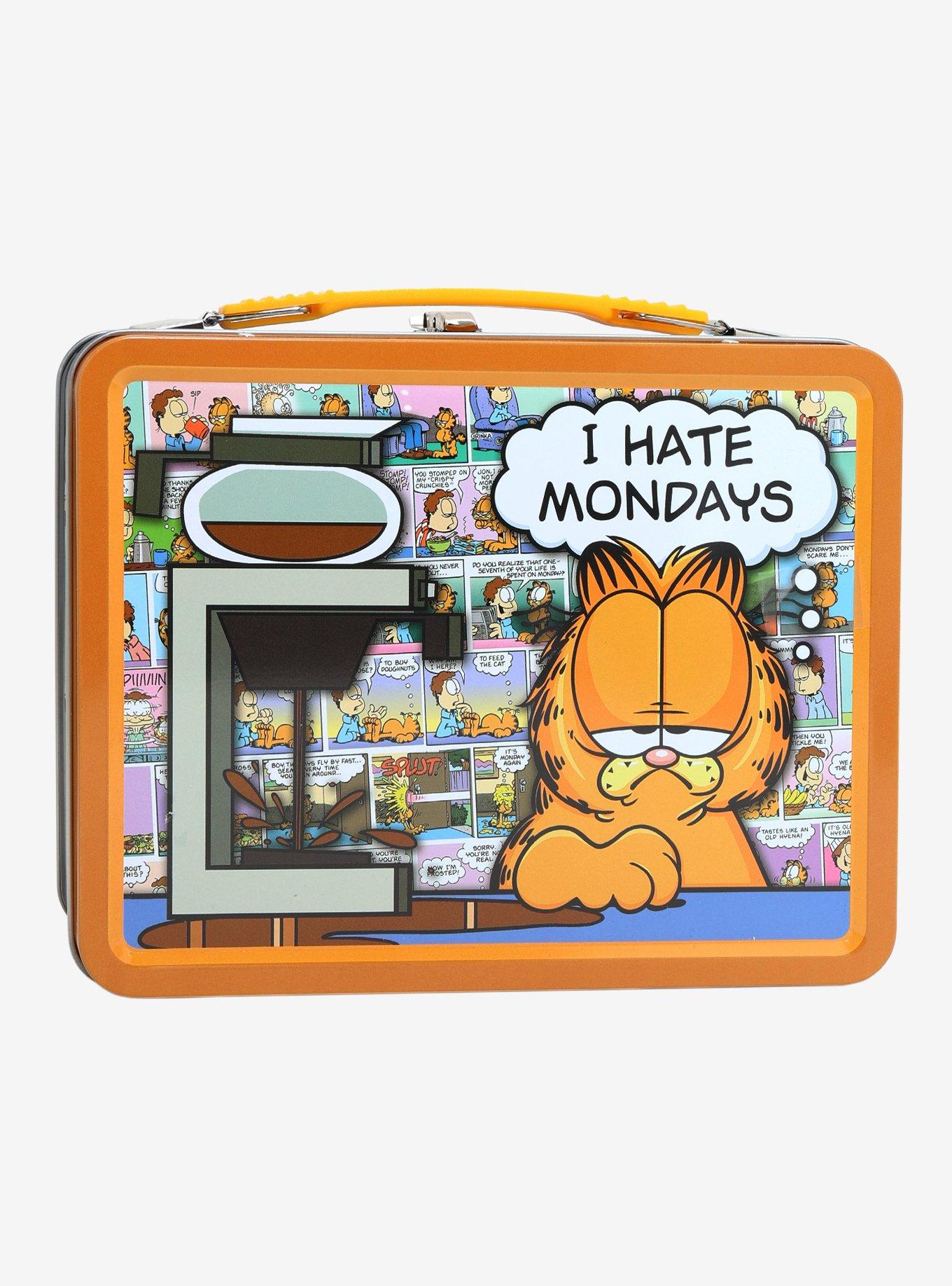 Garfield Hate Mondays Tin Lunch Box, , hi-res