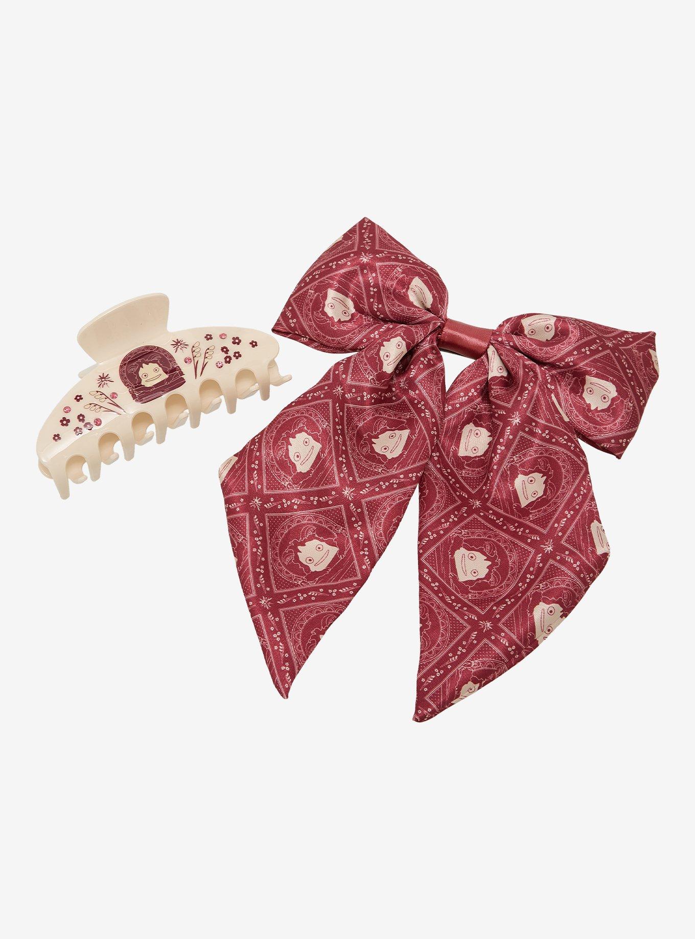 Studio Ghibli® Howl's Moving Castle Calcifer Hair Bow & Claw Clip Set - BoxLunch Exclusive
