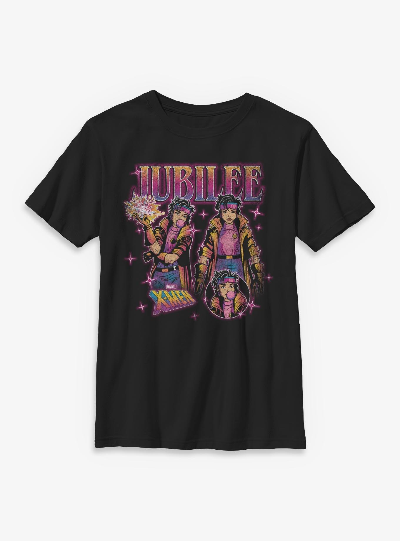 Marvel X-Men '97 Jubilee Collage Youth T-Shirt BoxLunch Exclusive, , hi-res