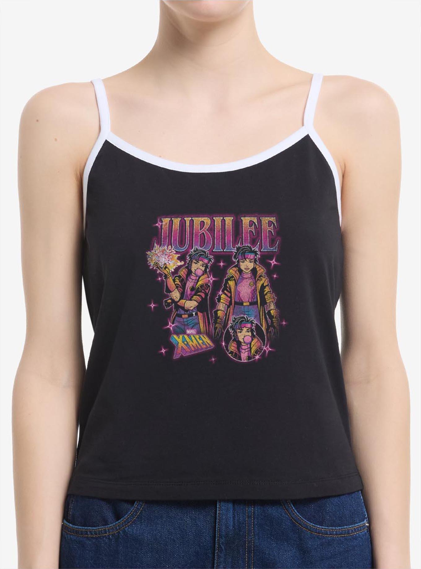 Marvel X-Men '97 Jubilee Collage Womens Cami Tank Top BoxLunch Exclusive, , hi-res