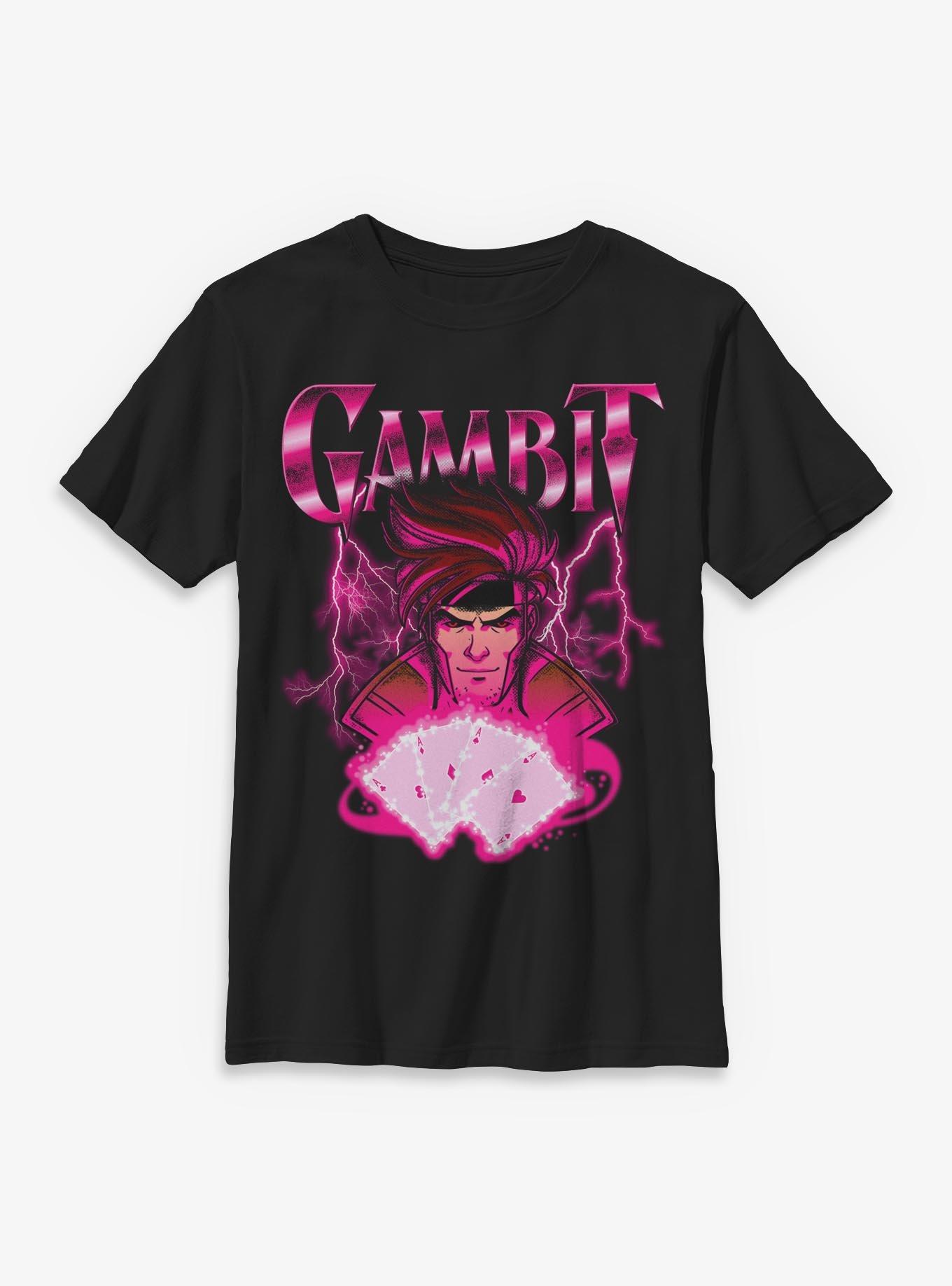 Marvel X-Men '97 Gambit Card Youth T-Shirt BoxLunch Exclusive, , hi-res