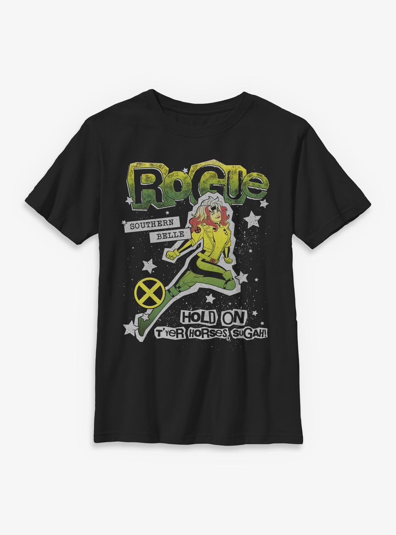 Marvel X-Men '97 Rogue Hold On Sugah Youth T-Shirt BoxLunch Exclusive, , hi-res