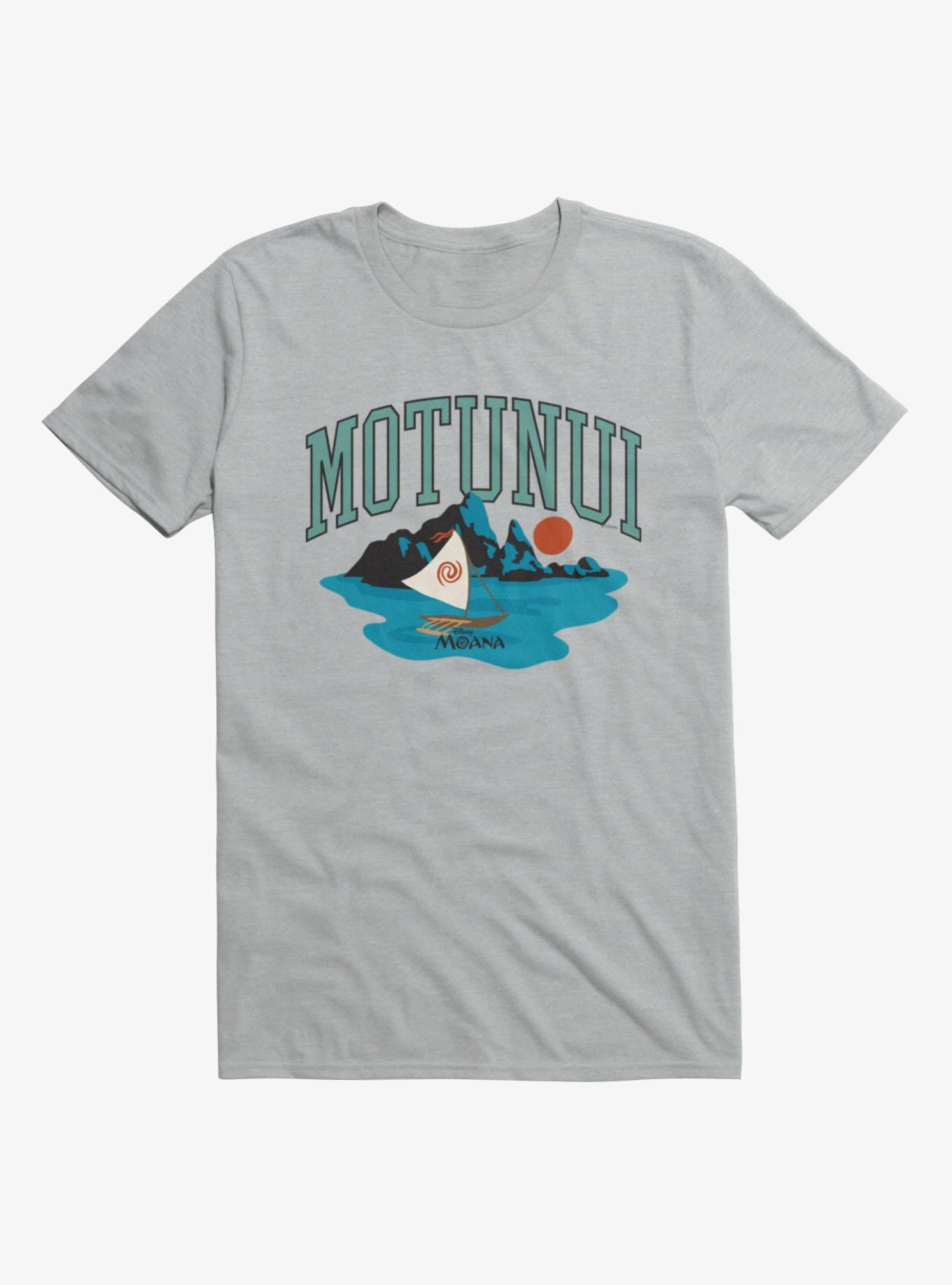 Disney Moana Motunui Collegiate Boat T-Shirt Hot Topic Exclusive, , hi-res