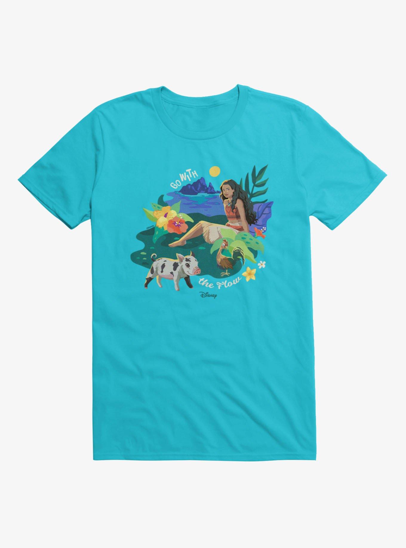 Disney Moana Go With The Flow T-Shirt, , hi-res