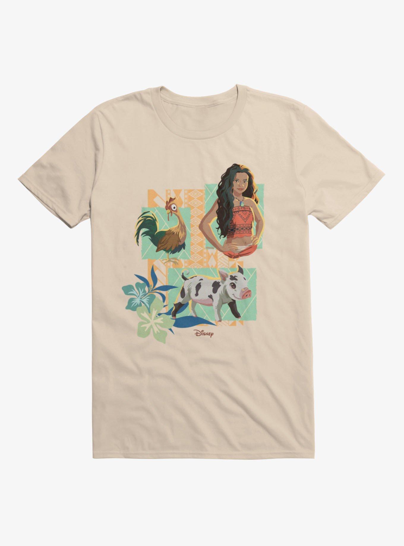 Disney Moana Hei Hei Pua Squares T-Shirt, , hi-res