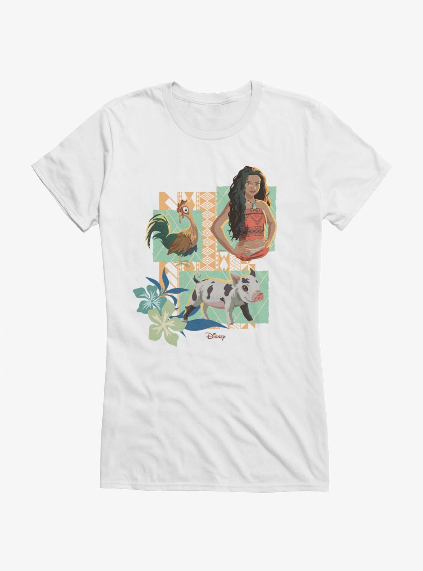 Disney Moana Hei Hei Pua Squares Girls T-Shirt, , hi-res