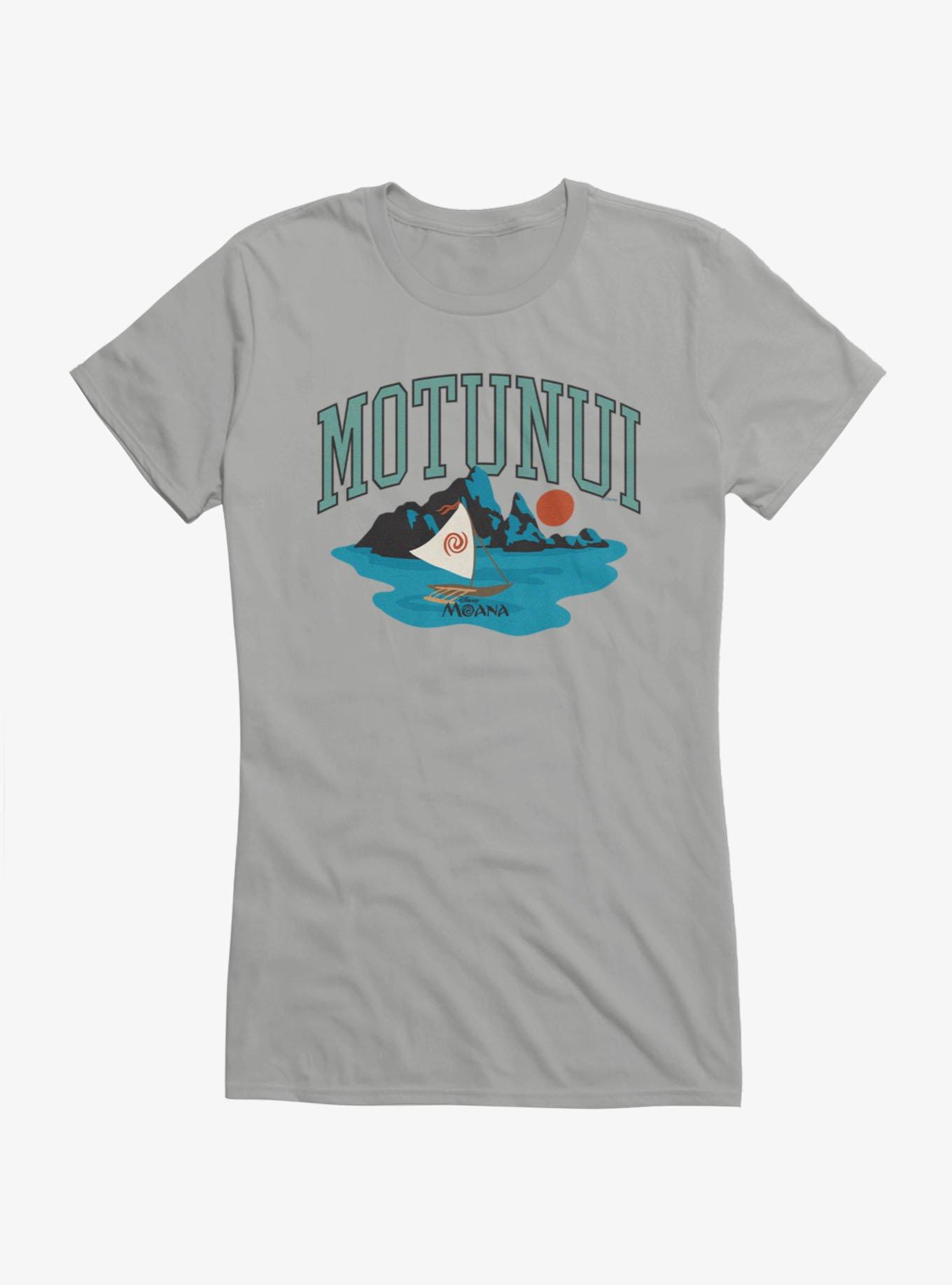 Disney Moana Motunui Collegiate Boat Girls T-Shirt Hot Topic Exclusive, , hi-res
