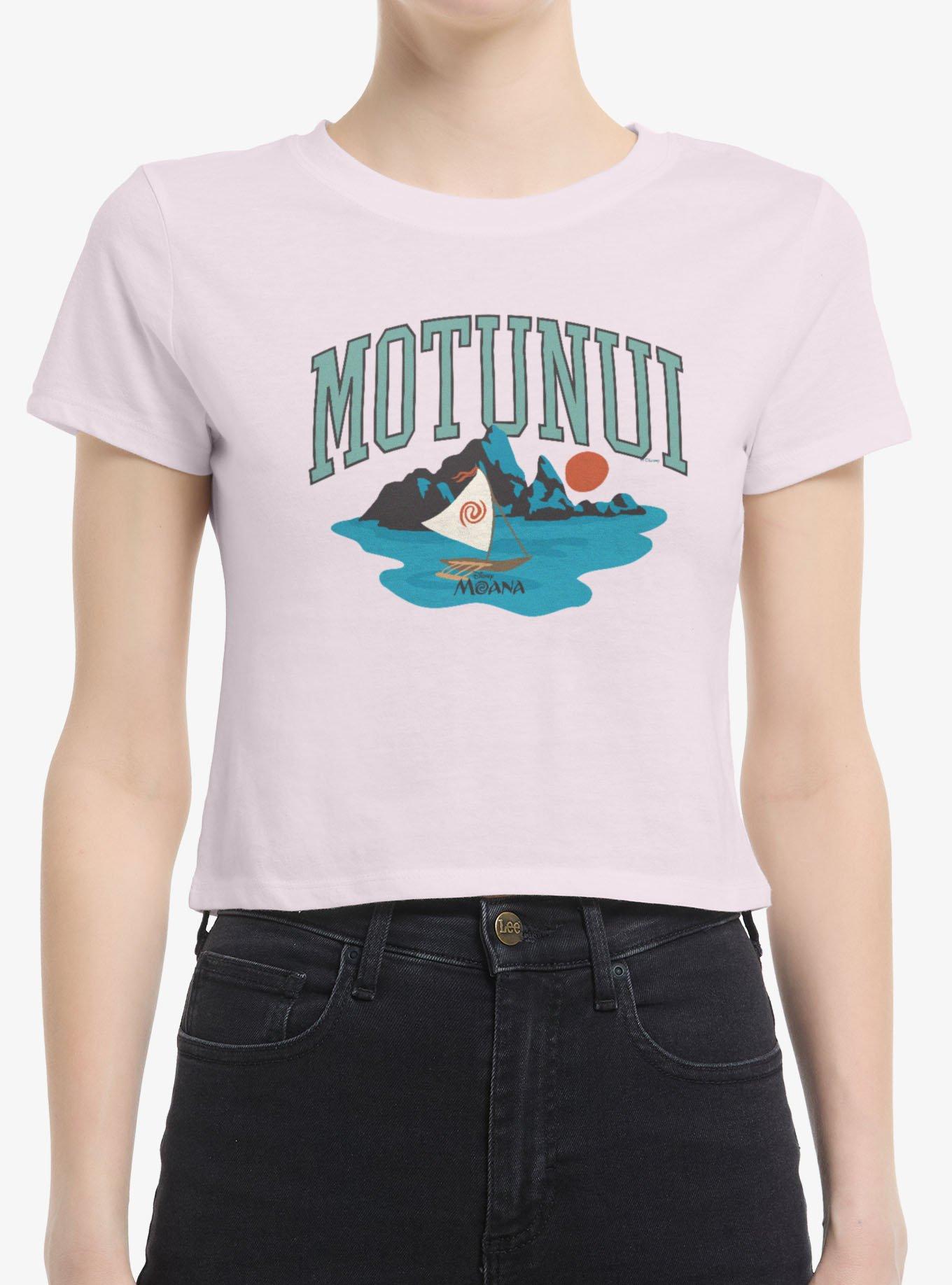 Disney Moana Motunui Collegiate Boat Girls Baby T-Shirt Hot Topic Exclusive, , hi-res