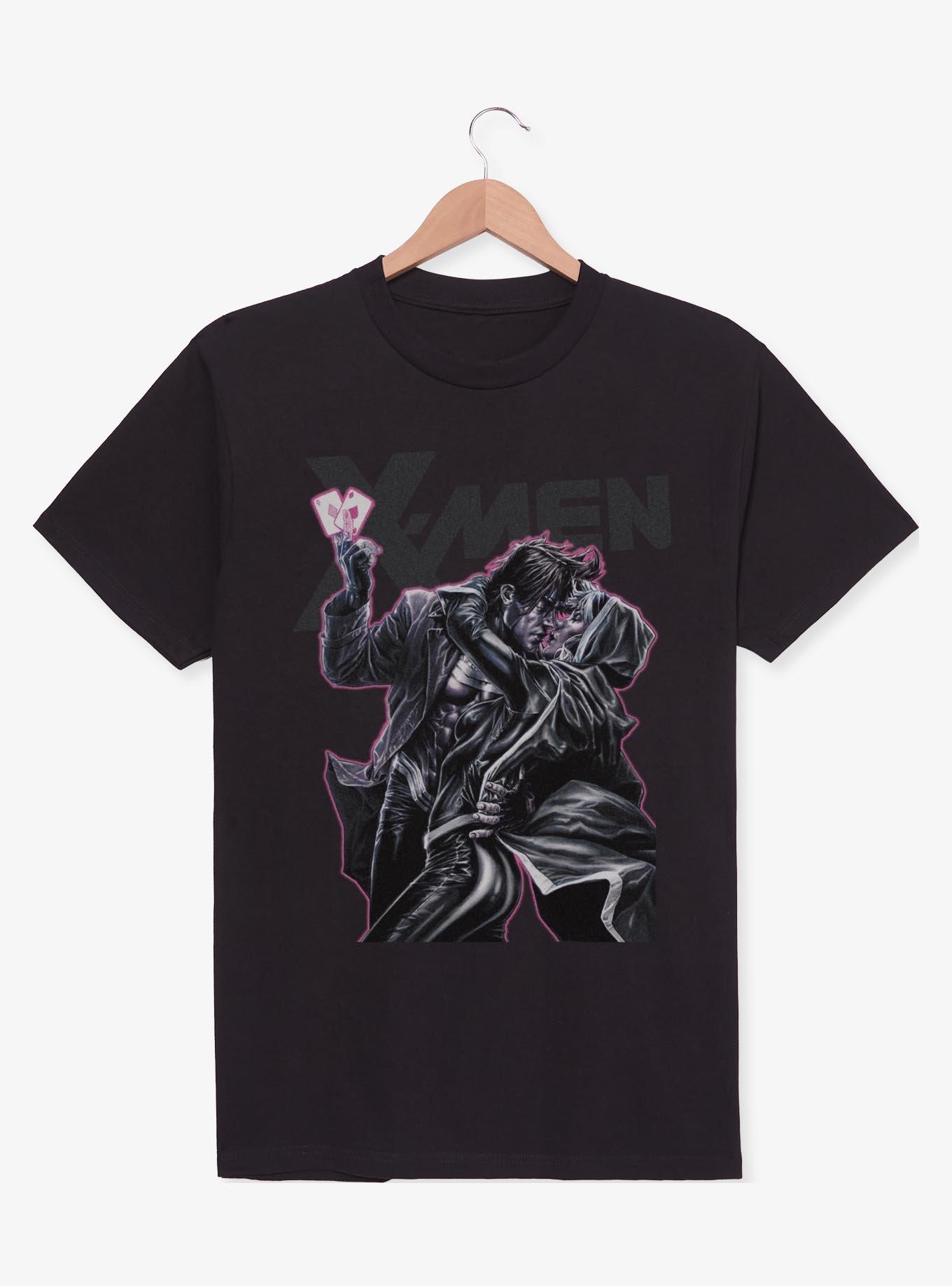 Marvel X-Men '97 Gambit Rogue Kiss T-Shirt BoxLunch Exclusive, , hi-res