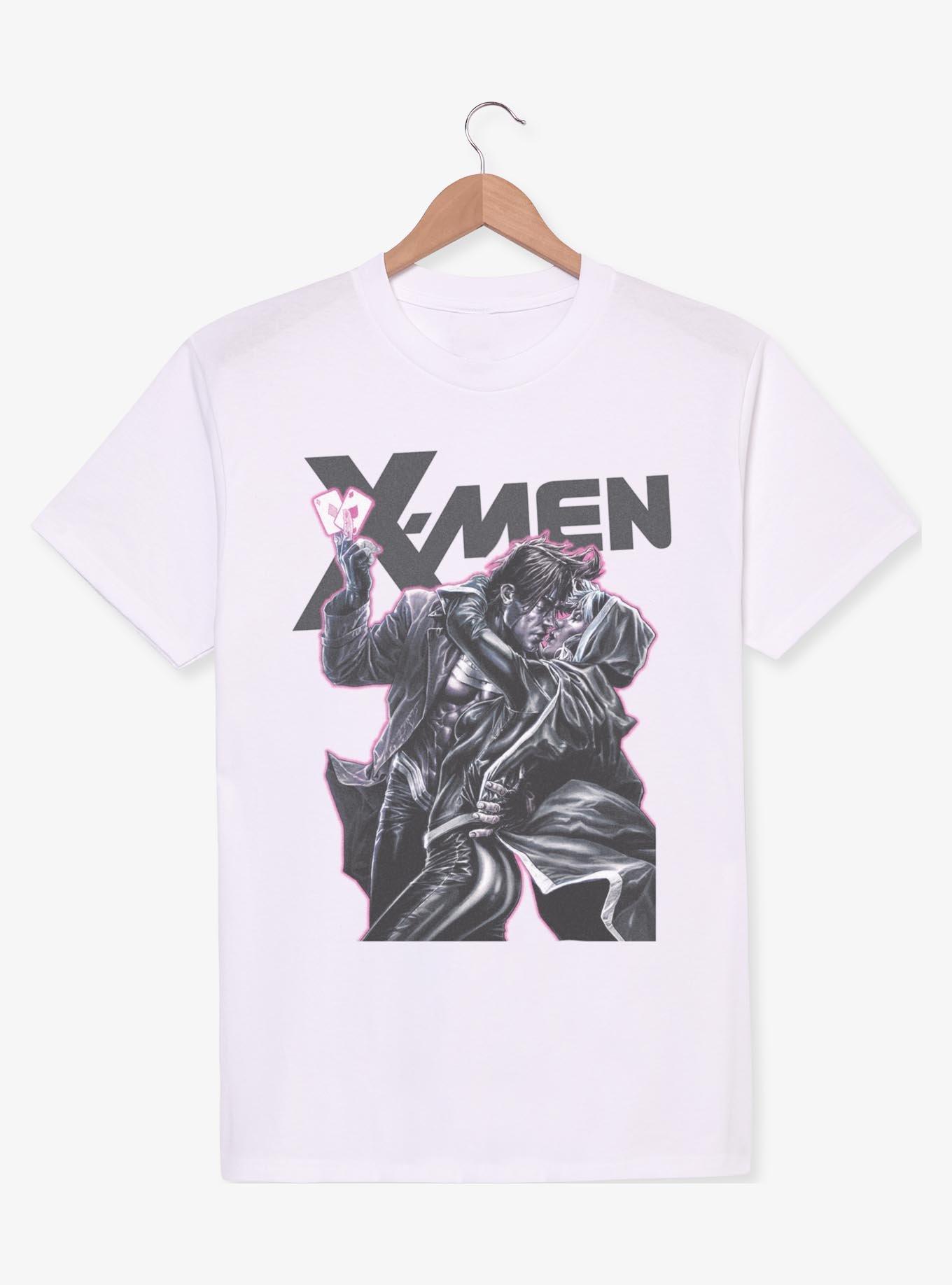 Marvel X-Men '97 Gambit Rogue Kiss T-Shirt BoxLunch Exclusive, , hi-res