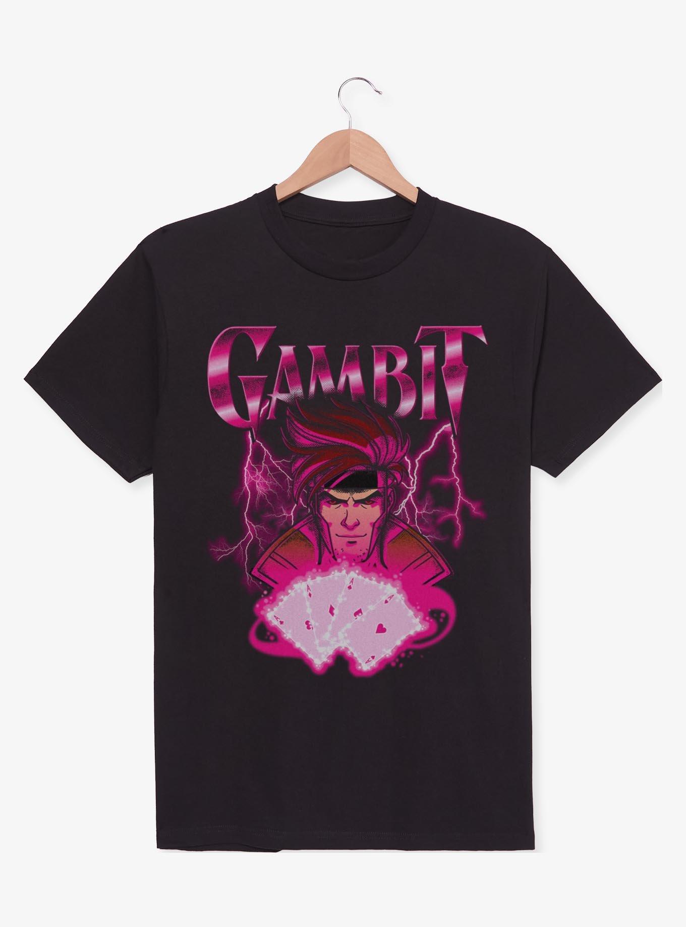 Marvel X-Men '97 Gambit Card T-Shirt BoxLunch Exclusive - BLACK