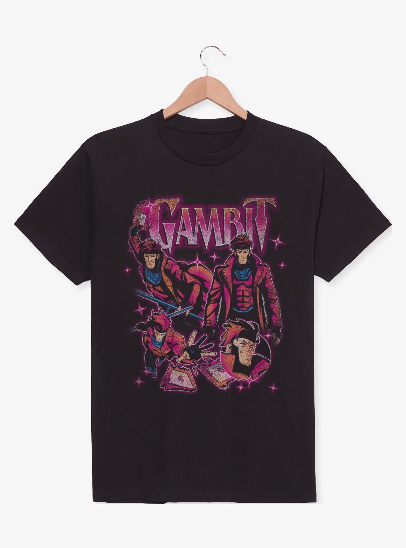 Marvel X-Men '97 Gambit Collage T-Shirt BoxLunch Exclusive, , hi-res