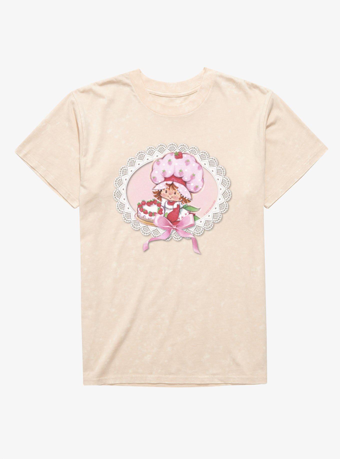 Strawberry Shortcake Portrait Mineral Wash T-Shirt, , hi-res