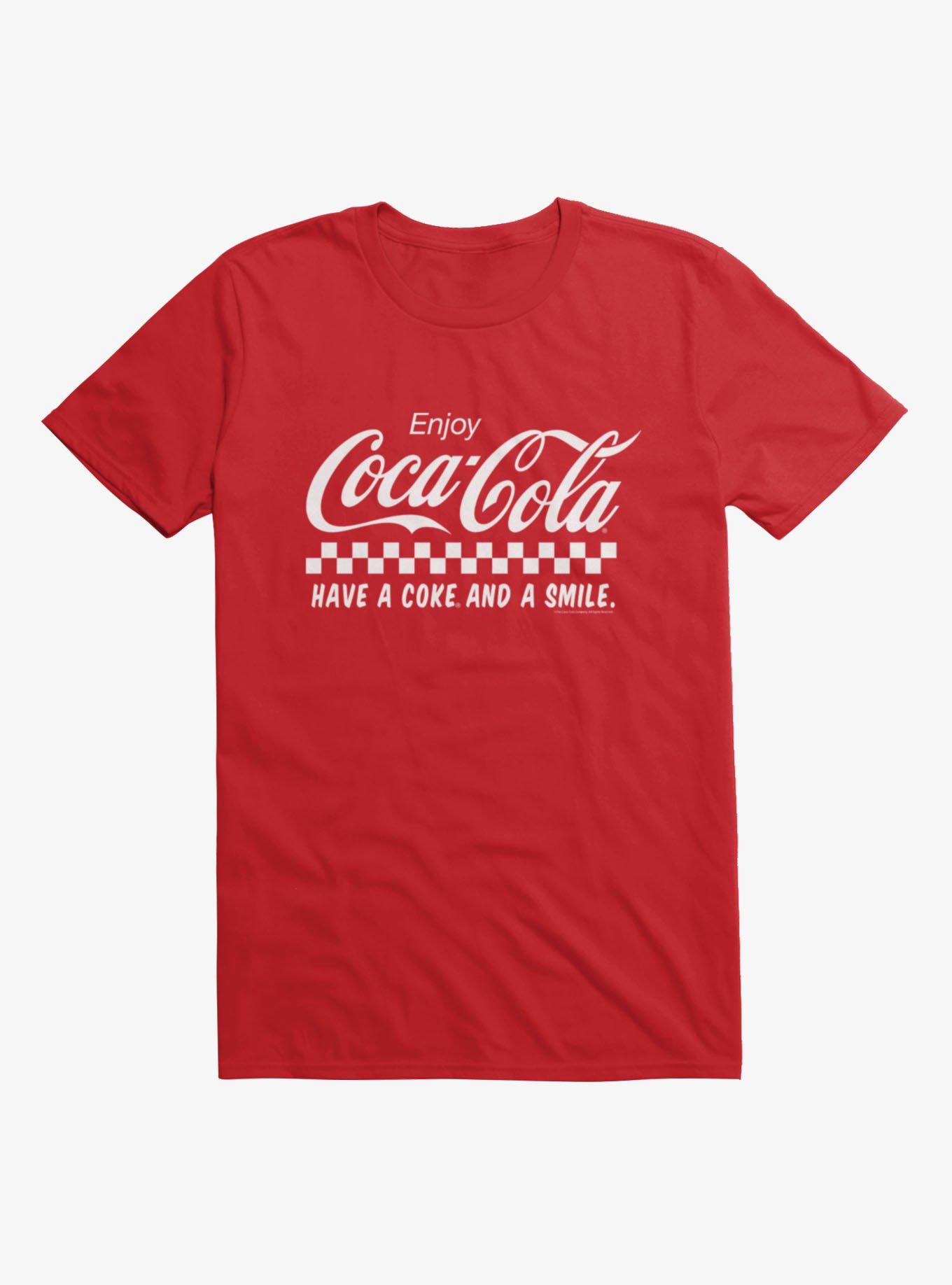 Coca-Cola Checkered Have A Coke Have A Smile T-Shirt, , hi-res