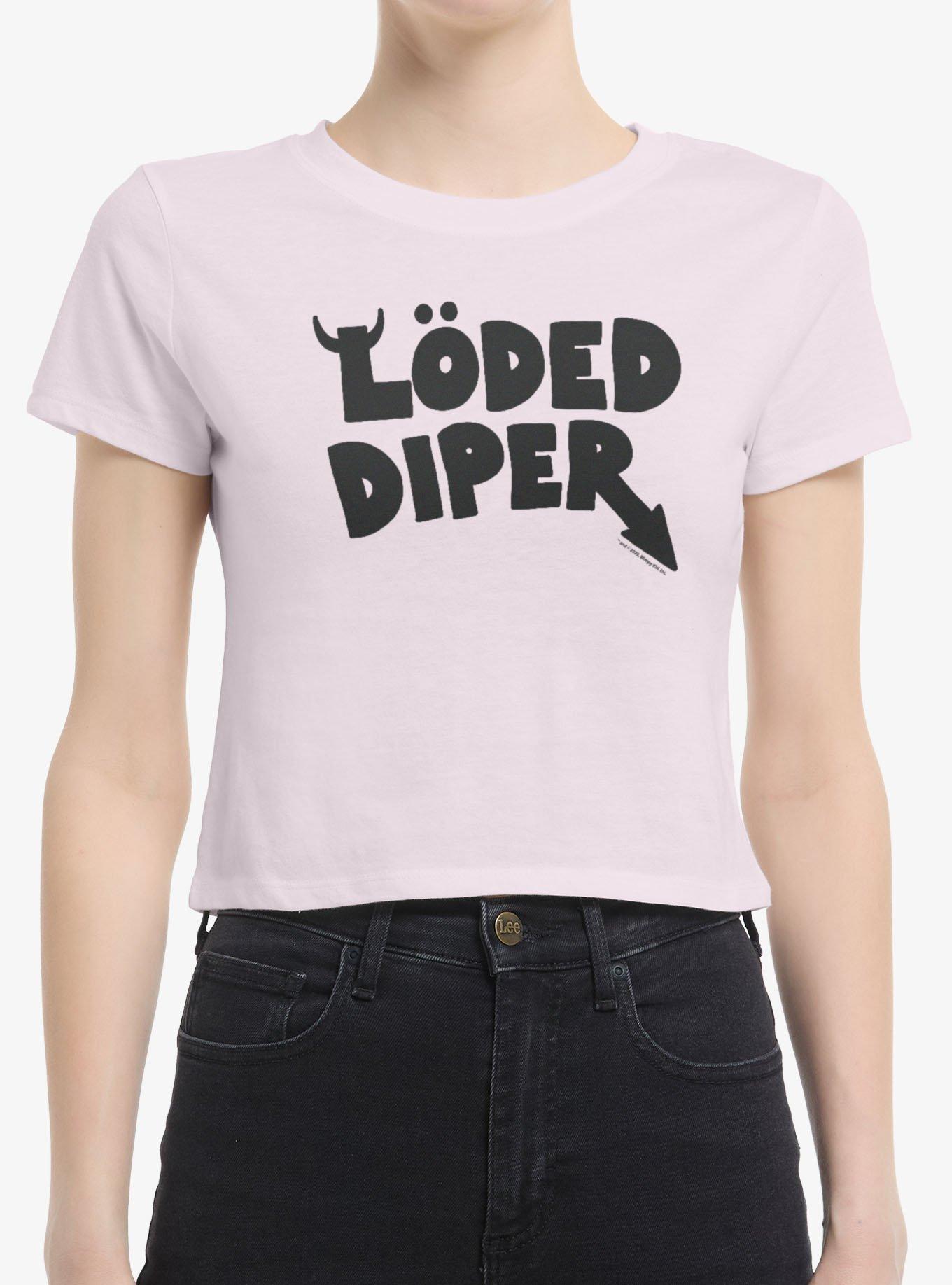 Diary Of A Wimpy Kid Loded Diper Logo Girls Baby T-Shirt, , hi-res