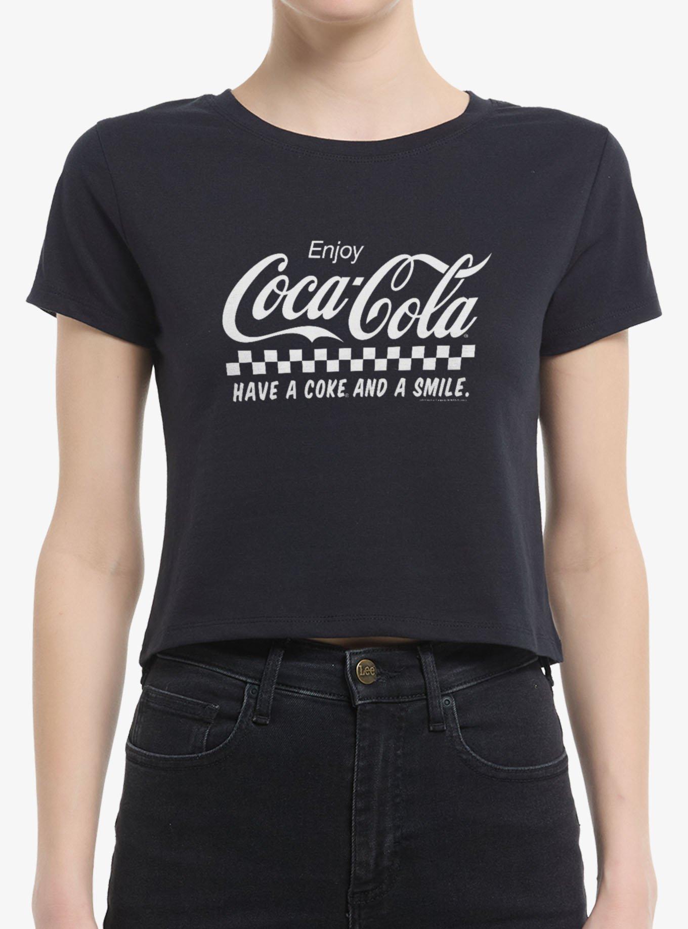 Coca-Cola Checkered Have A Coke Have A Smile Girls Baby T-Shirt, , hi-res