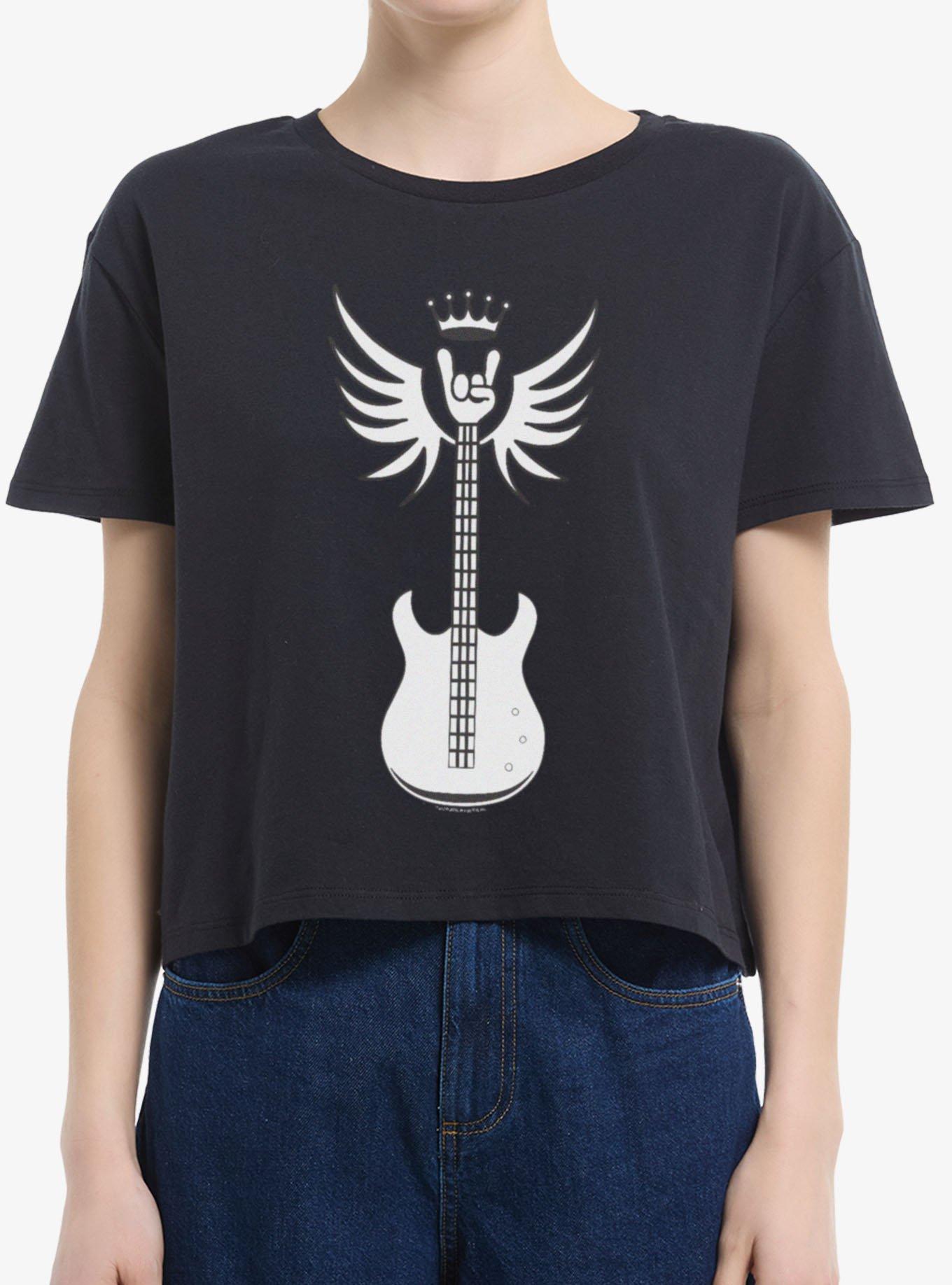 Diary Of A Wimpy Kid Guitar Wings Girls Boxy T-Shirt, , hi-res