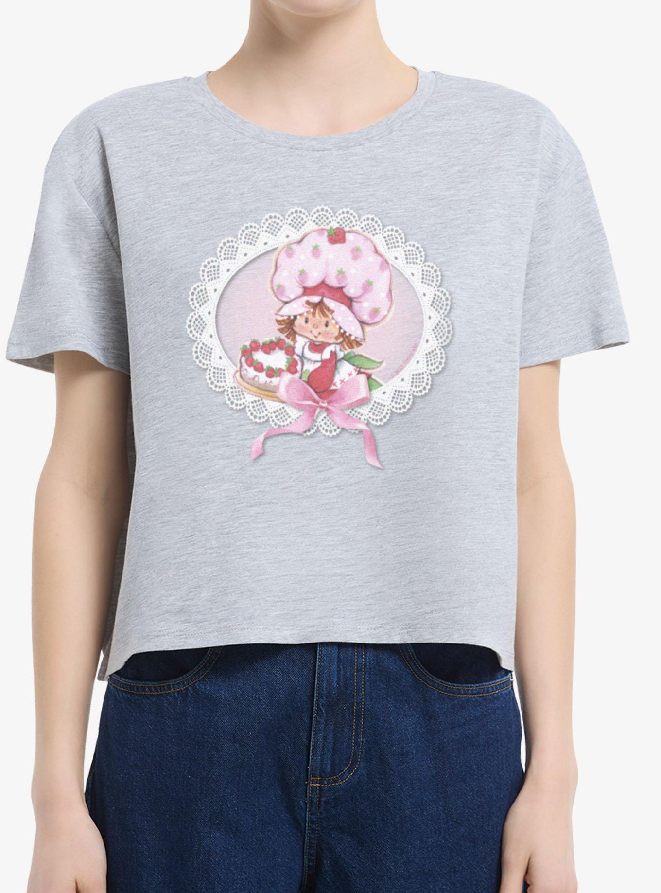 Strawberry Shortcake Portrait Girls Boxy T-Shirt, , hi-res