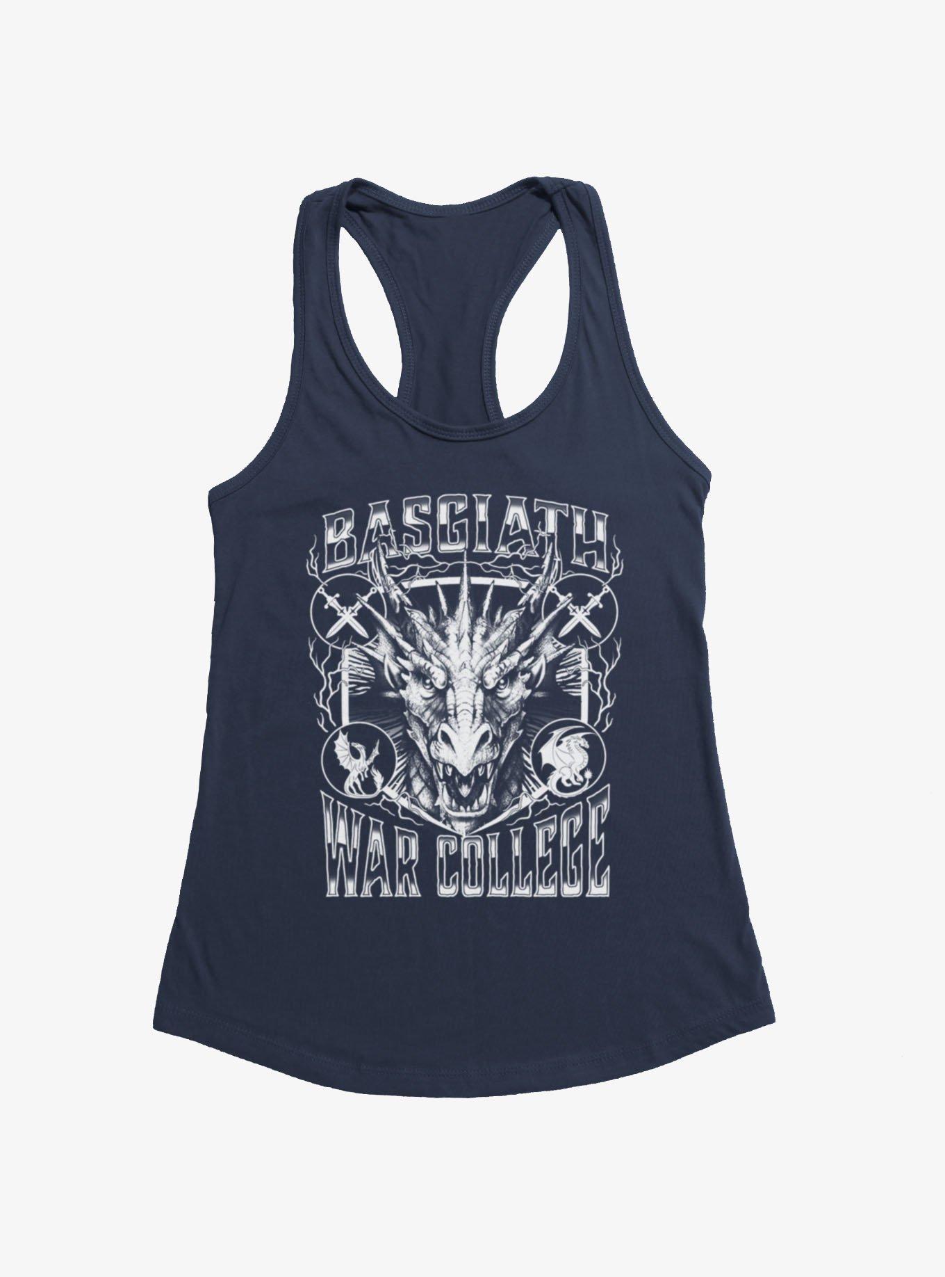 Fourth Wing Basgiath War College Dragon Head Girls Tank, , hi-res