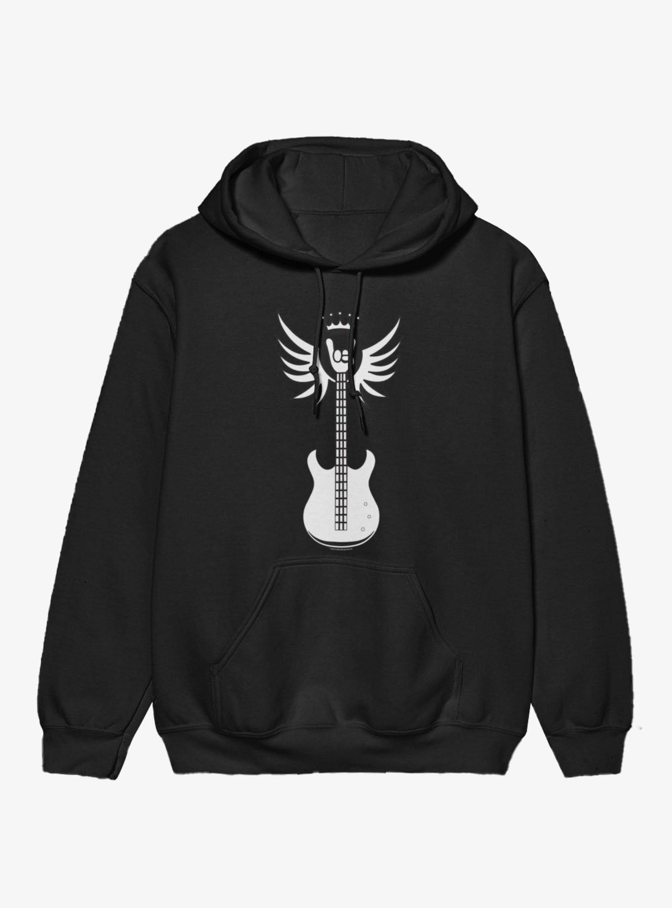 Diary Of A Wimpy Kid Guitar Wings Hoodie, BLACK, hi-res