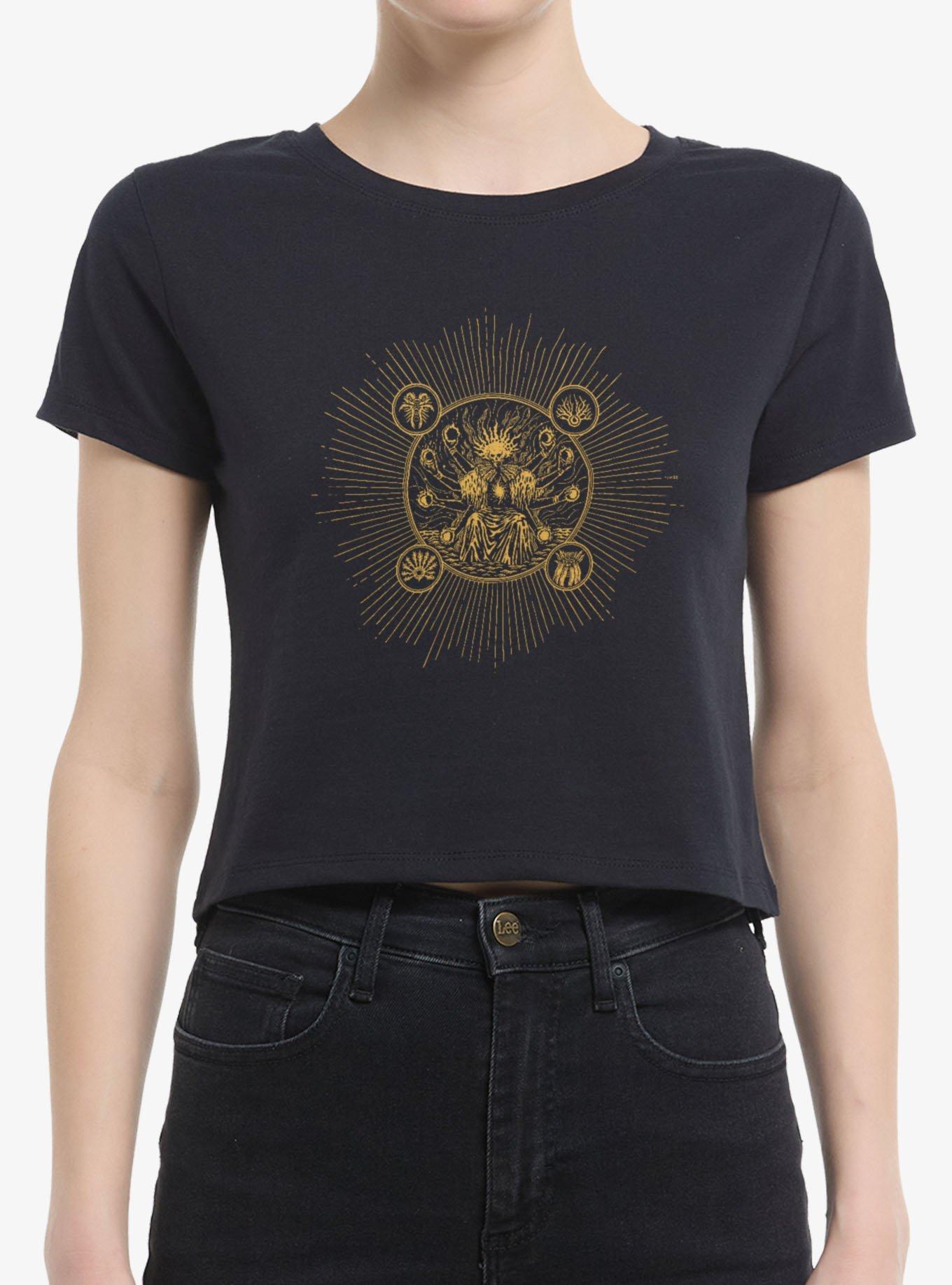 Saros Skull Reaper Sun Burst Girls Girls Baby T-Shirt, , hi-res