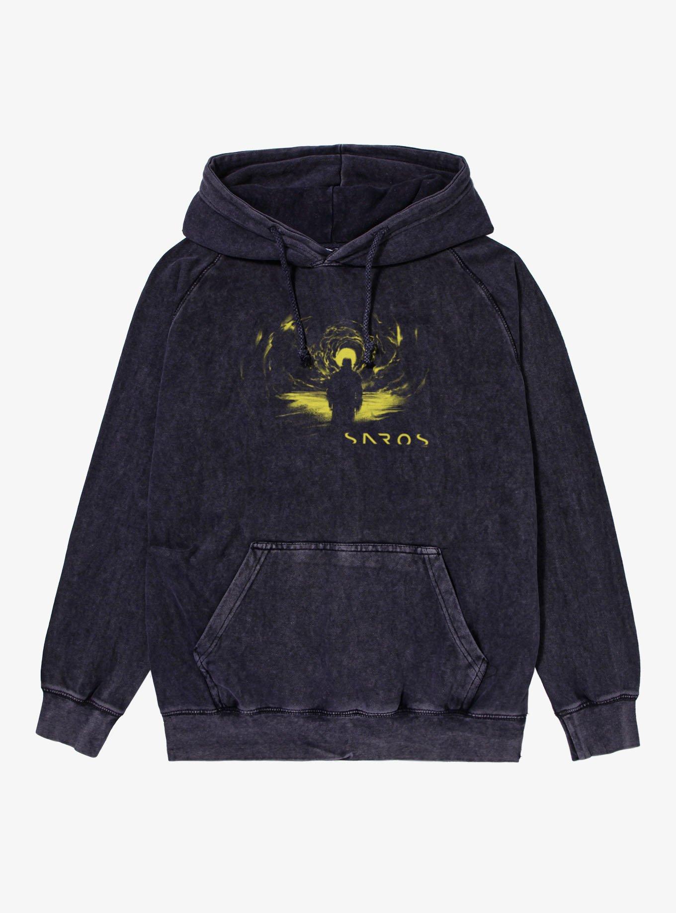 Saros Follow The Light Mineral Wash Hoodie, , hi-res