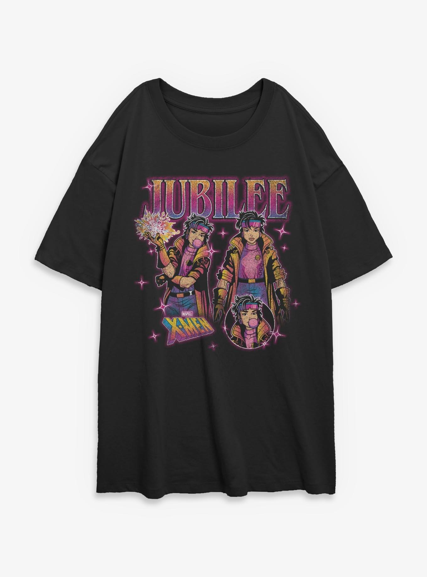 Marvel X-Men Jubilee Girls Oversized T-Shirt Hot Topic Exclusive