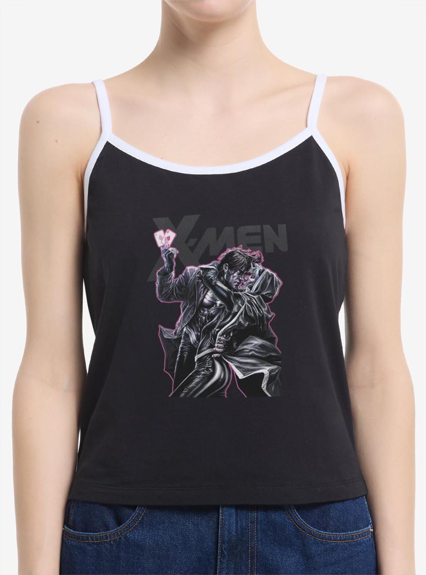 Marvel X-Men Rogue & Gambit Kiss Girls Cami Hot Topic Exclusive, , hi-res