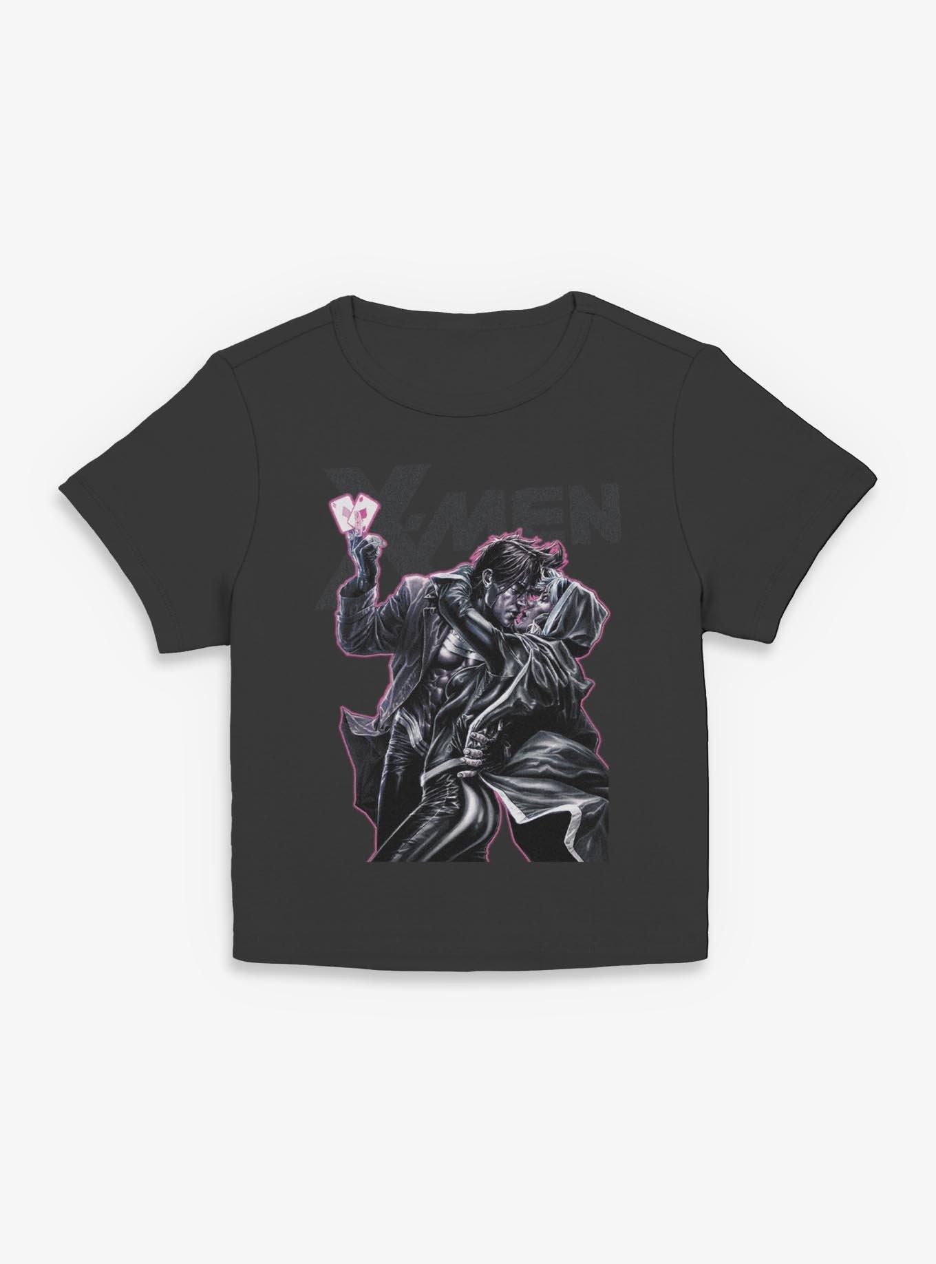 Marvel X-Men Rogue & Gambit Kiss Girls Baby T-Shirt Hot Topic Exclusive, , hi-res