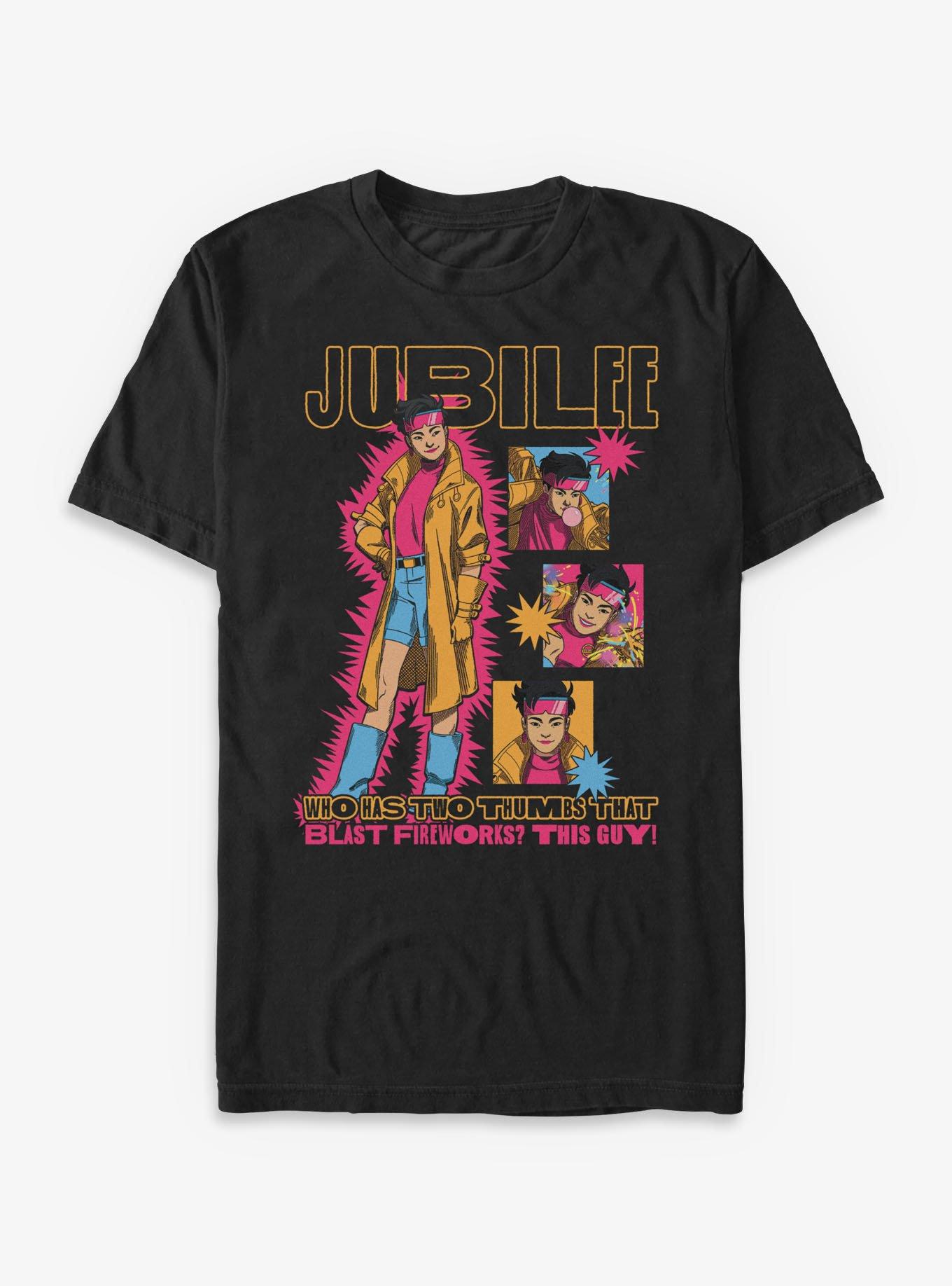 Marvel X-Men '97 Jubilee T-Shirt Hot Topic Exclusive, , hi-res