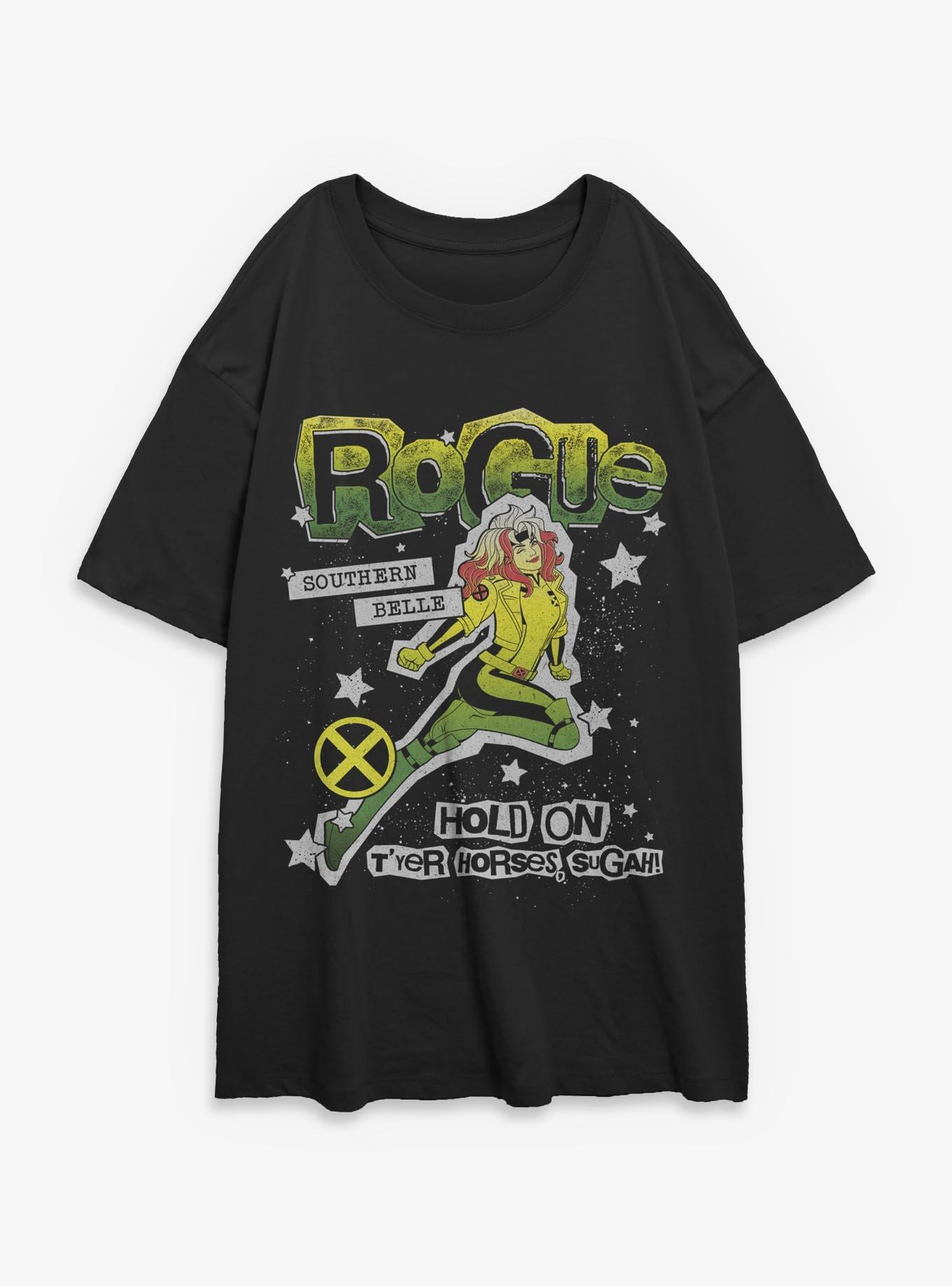 Marvel X-Men '97 Rogue Sugah Girls Oversized T-Shirt Hot Topic Exclusive, , hi-res
