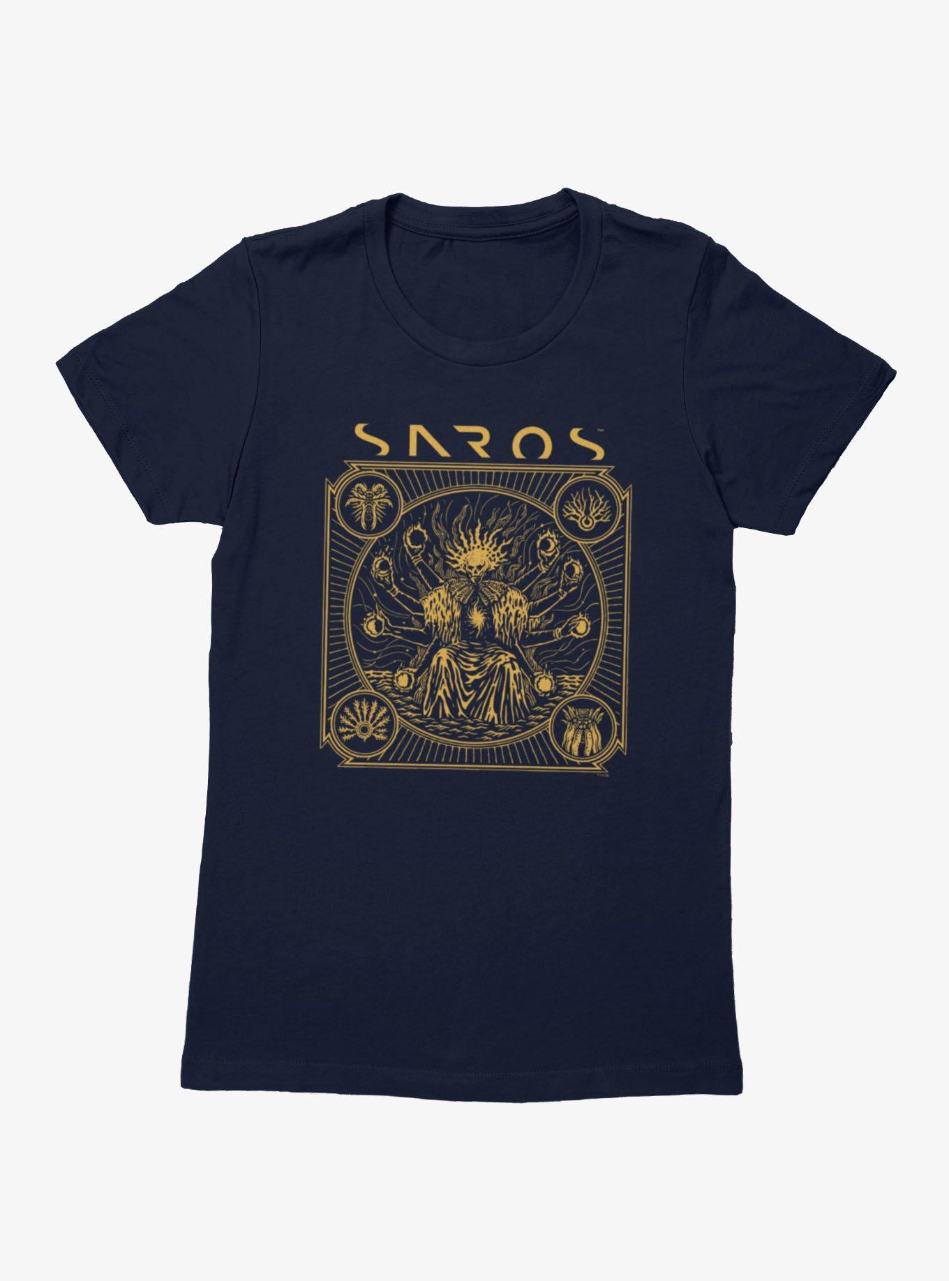 Saros Skull Reaper Tarot Style Womens T-Shirt, , hi-res view 1