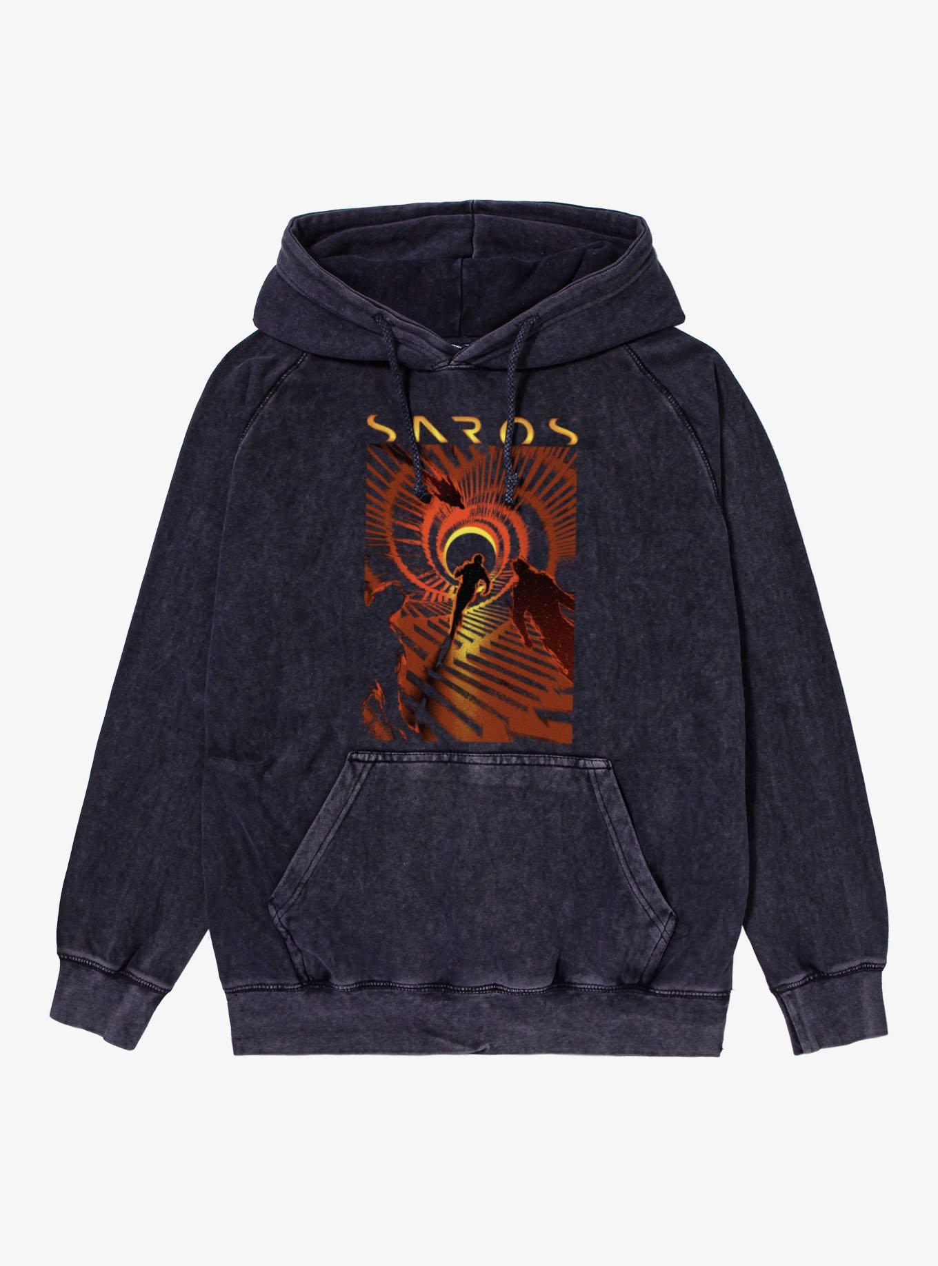 Saros Spinning Staircase Mineral Wash Hoodie, , hi-res