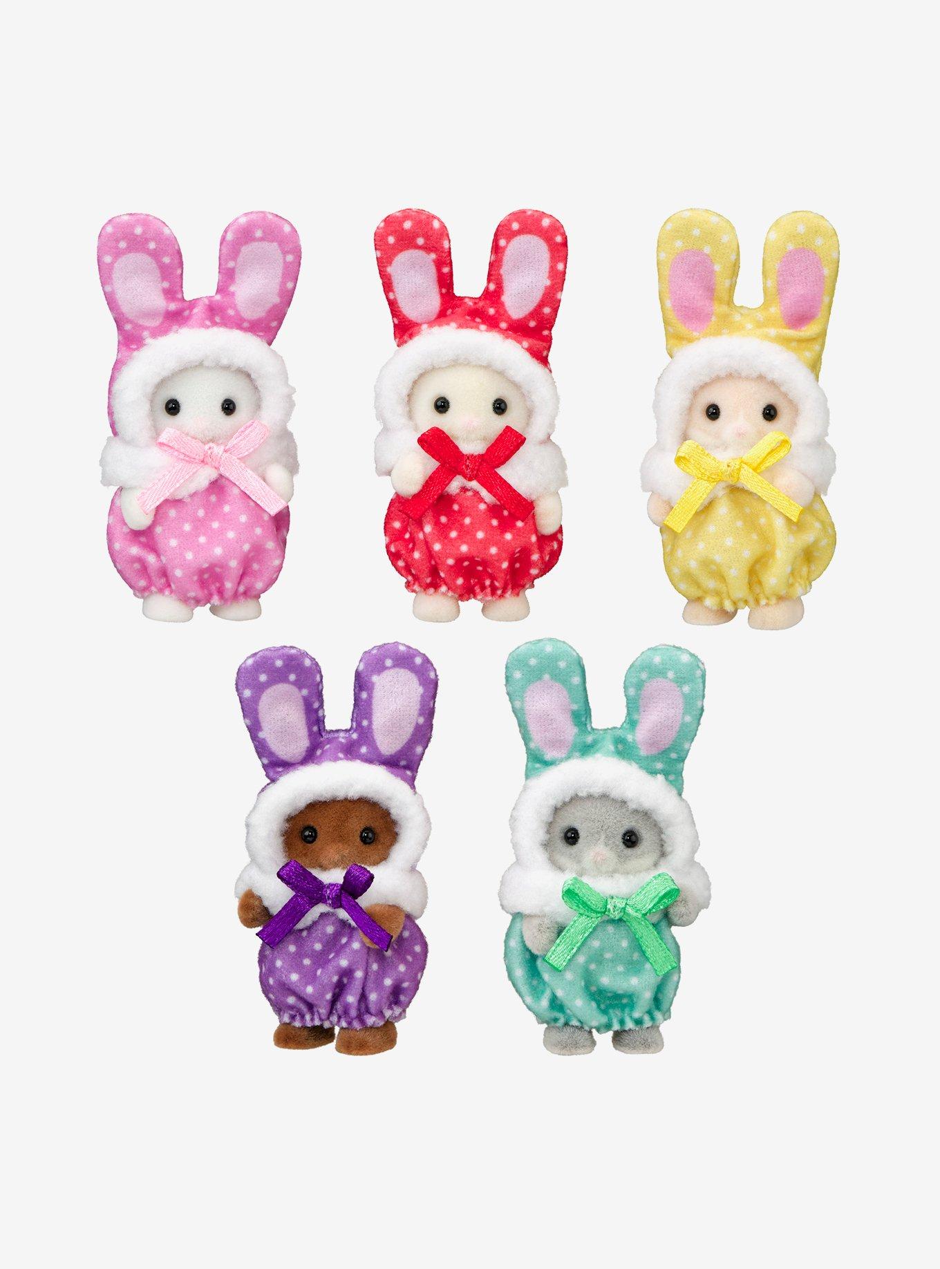 Calico Critters Colorful Bunny Costume Babies Blind Bag Figure, , hi-res