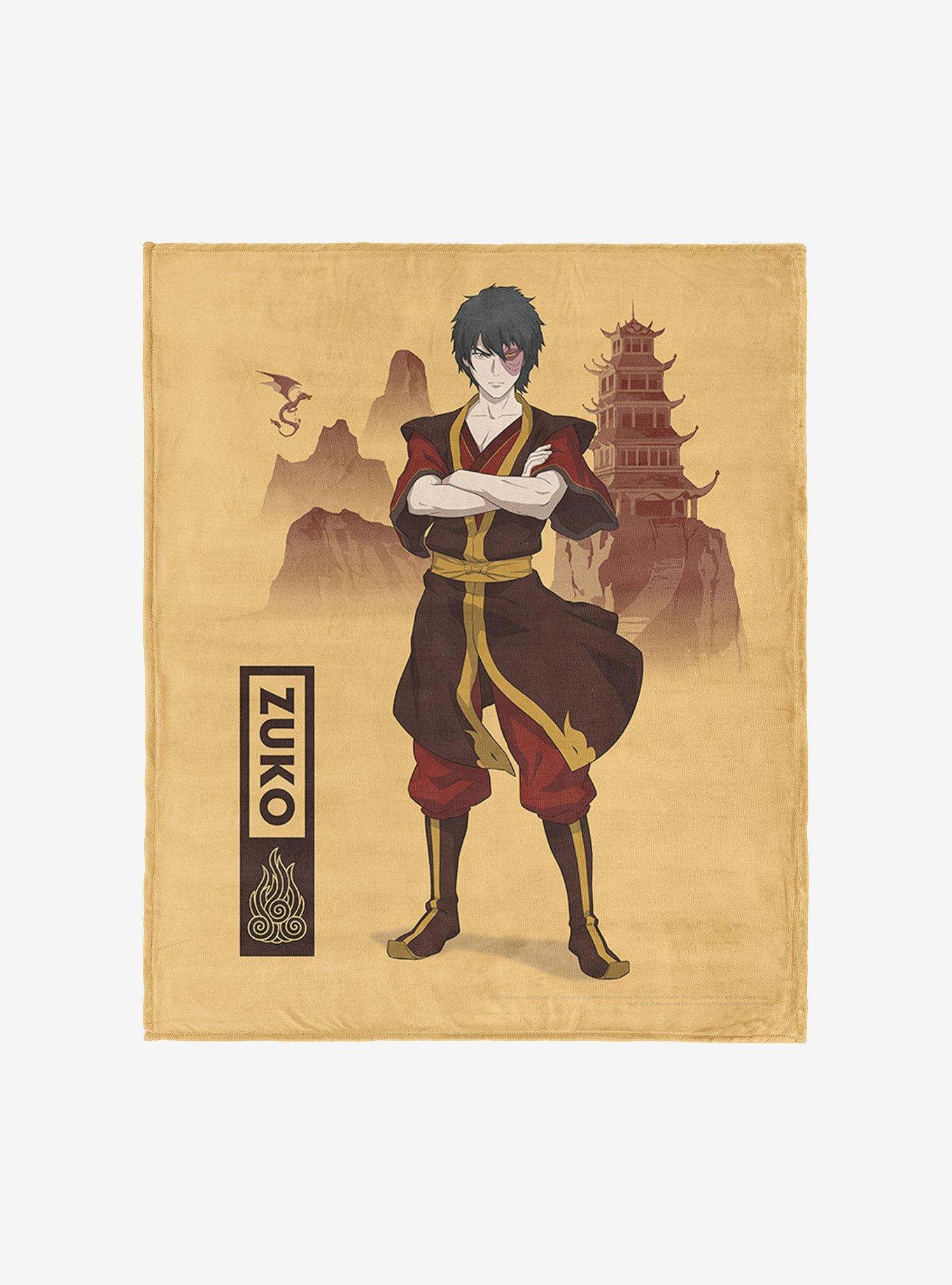 Avatar: The Last Airbender Temple Zuko Silk Touch Throw Blanket, , hi-res