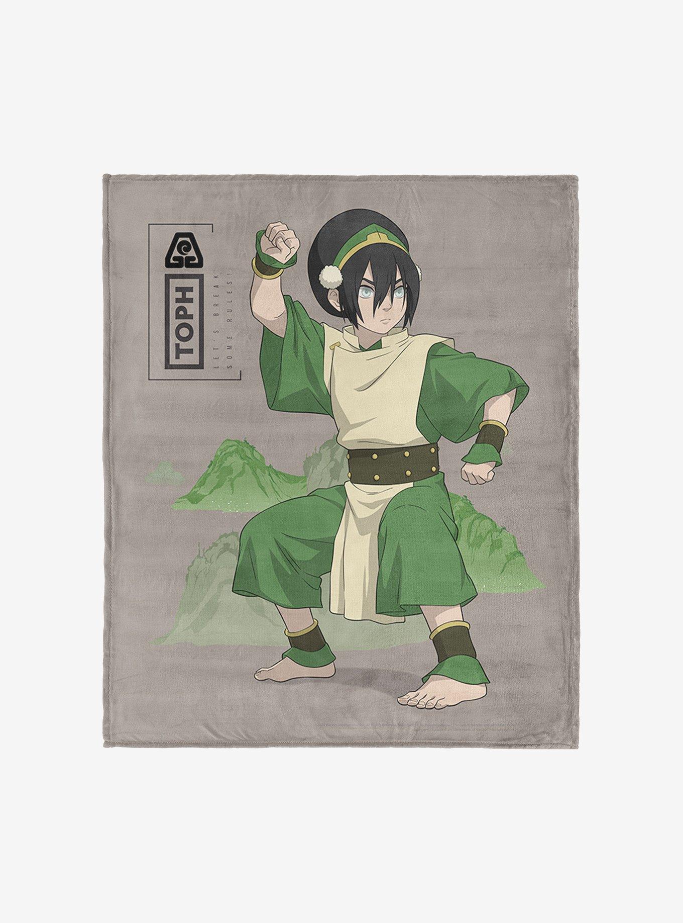 Avatar: The Last Airbender Toph Pose Silk Touch Throw Blanket, , hi-res