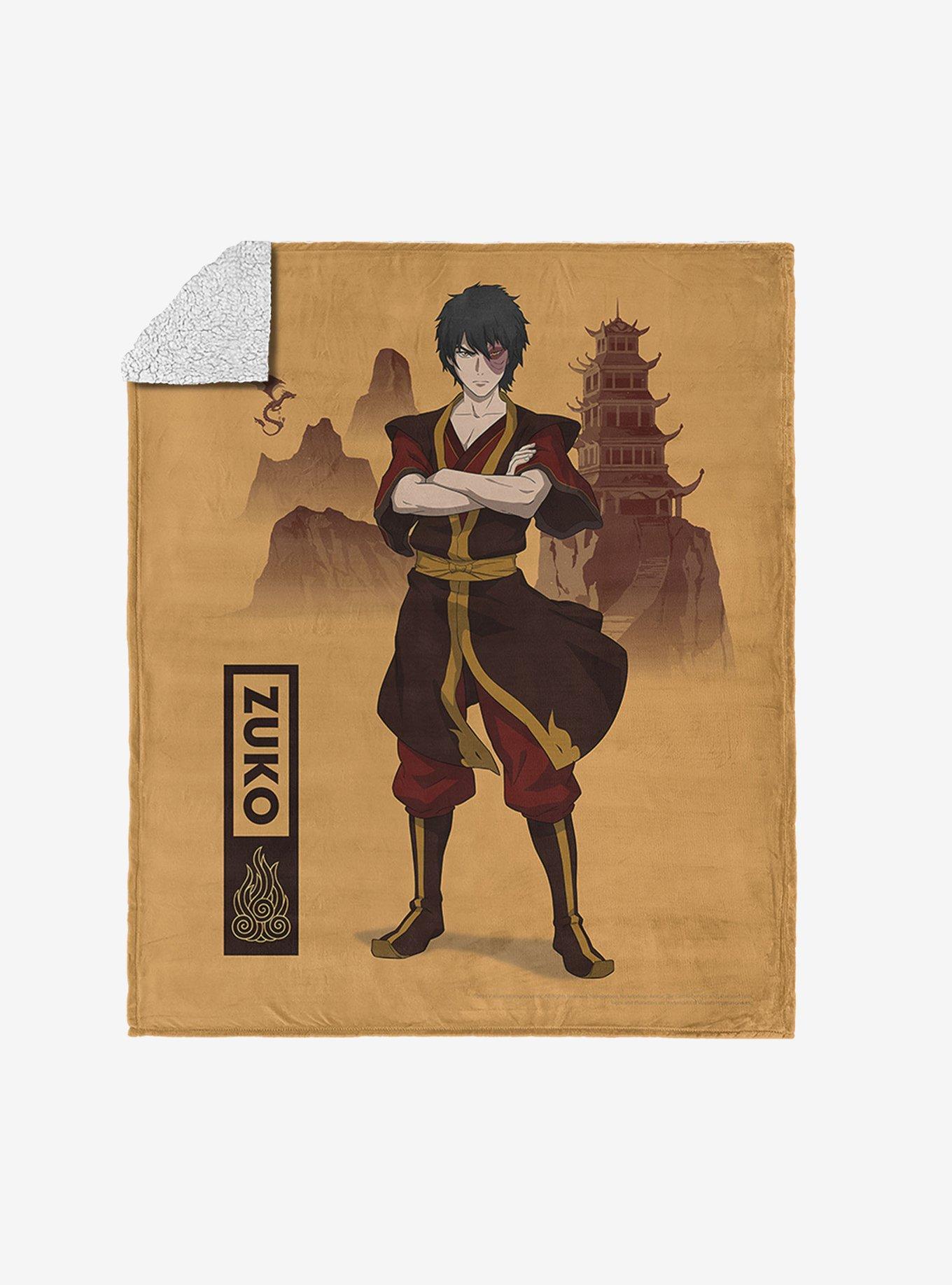 Avatar: The Last Airbender Temple Zuko Silk Touch Sherpa Throw Blanket