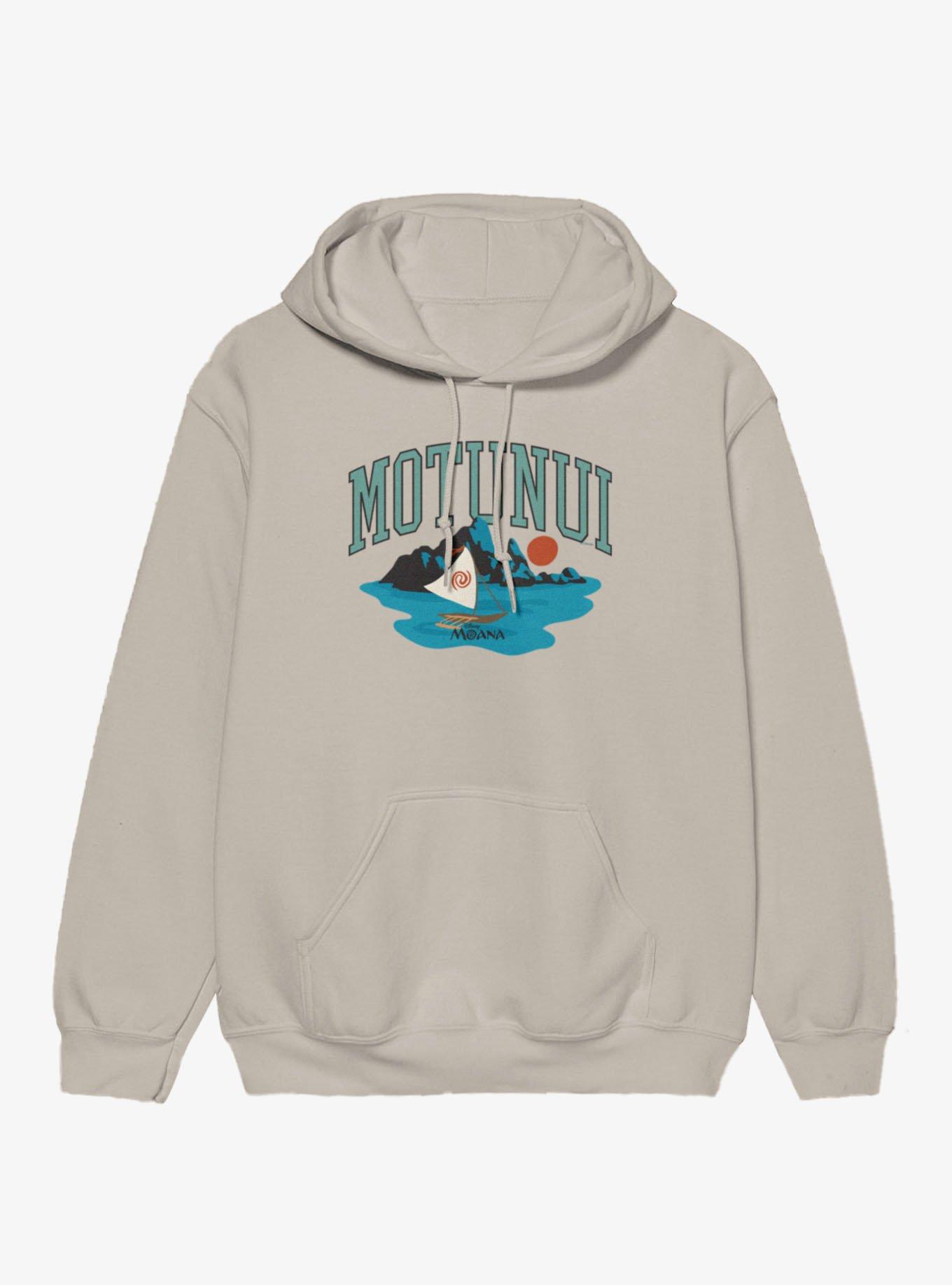 Disney Moana Motunui Collegiate Boat Hoodie Hot Topic Exclusive, , hi-res