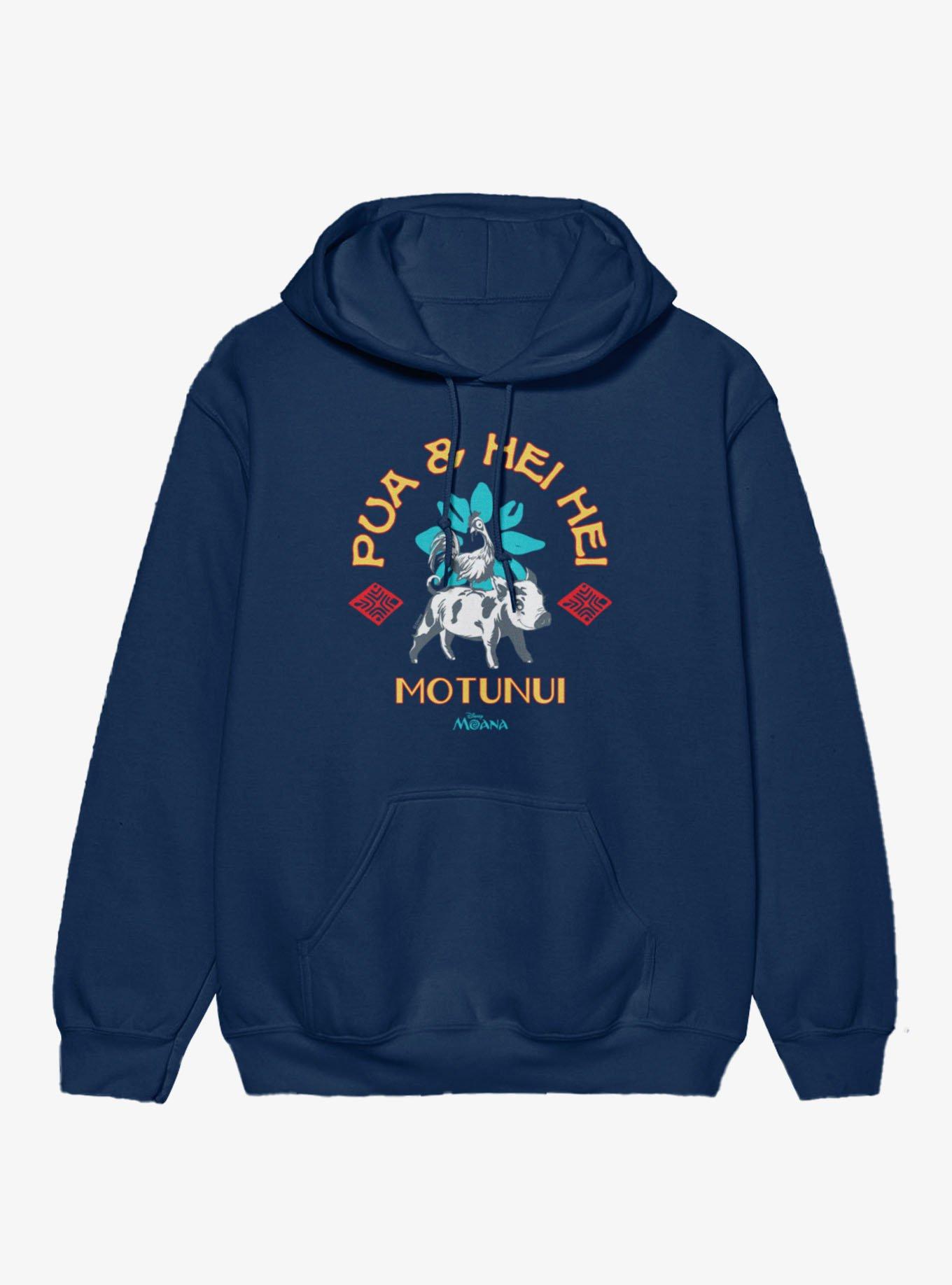 Disney Moana Pua And Hei Hei Motunui Hoodie Hot Topic Exclusive, , hi-res