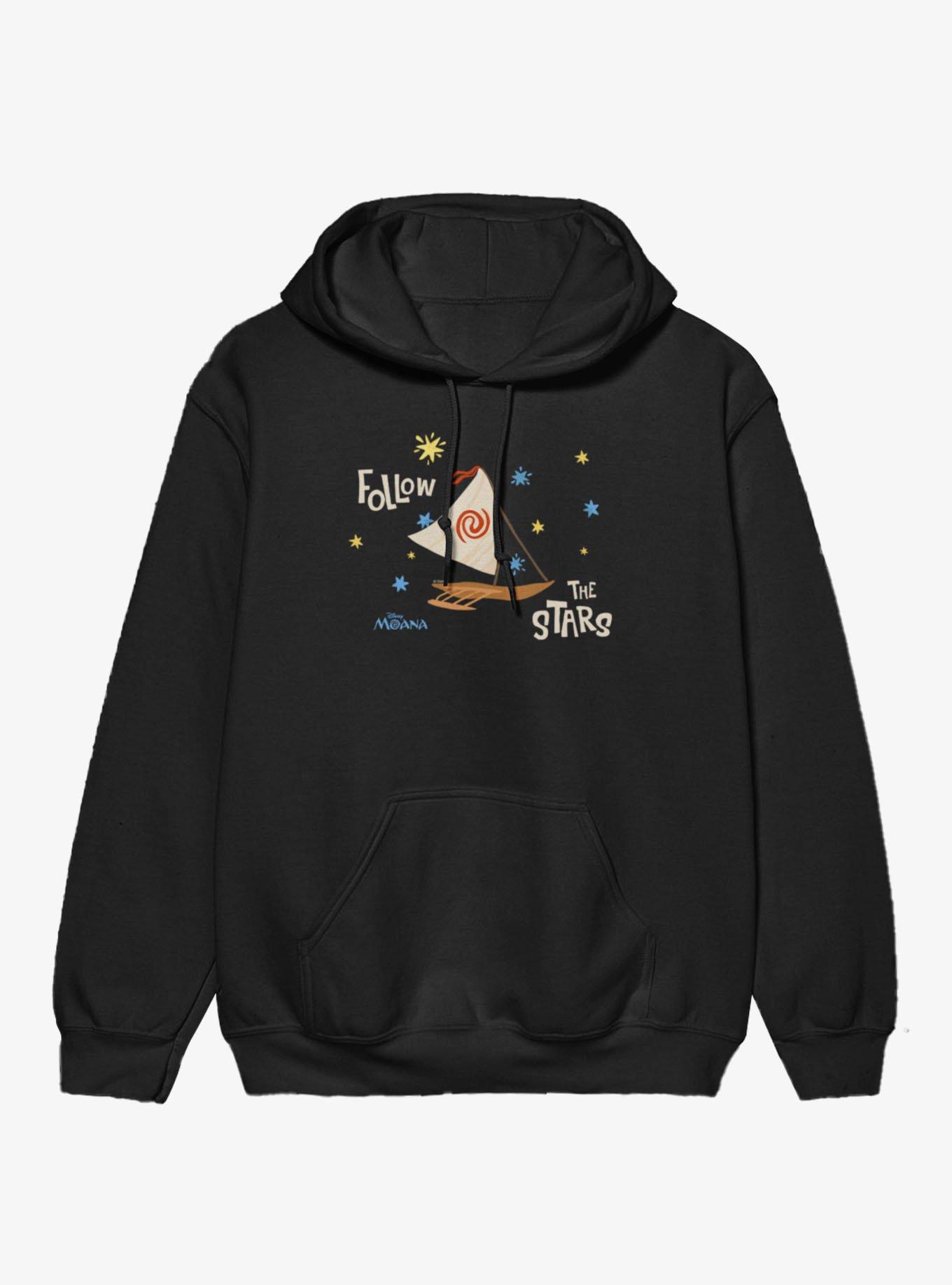 Disney Moana Follow The Stars Boat Hoodie Hot Topic Exclusive, , hi-res