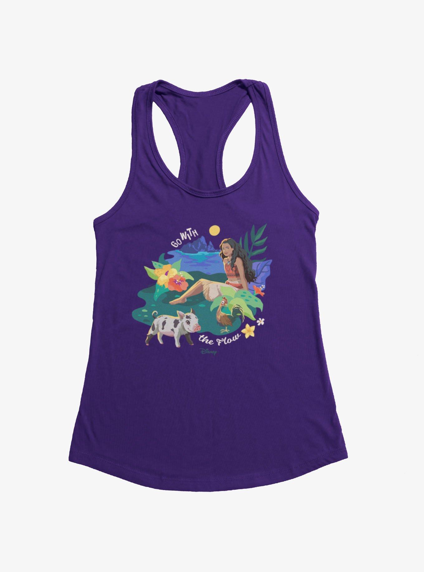 Disney Moana Go With The Flow Girls Tank, , hi-res