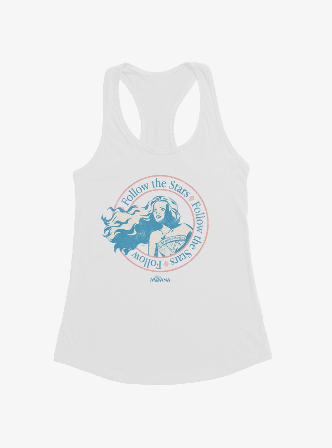 Disney Moana Follow The Stars Crest Girls Tank Hot Topic Exclusive, , hi-res