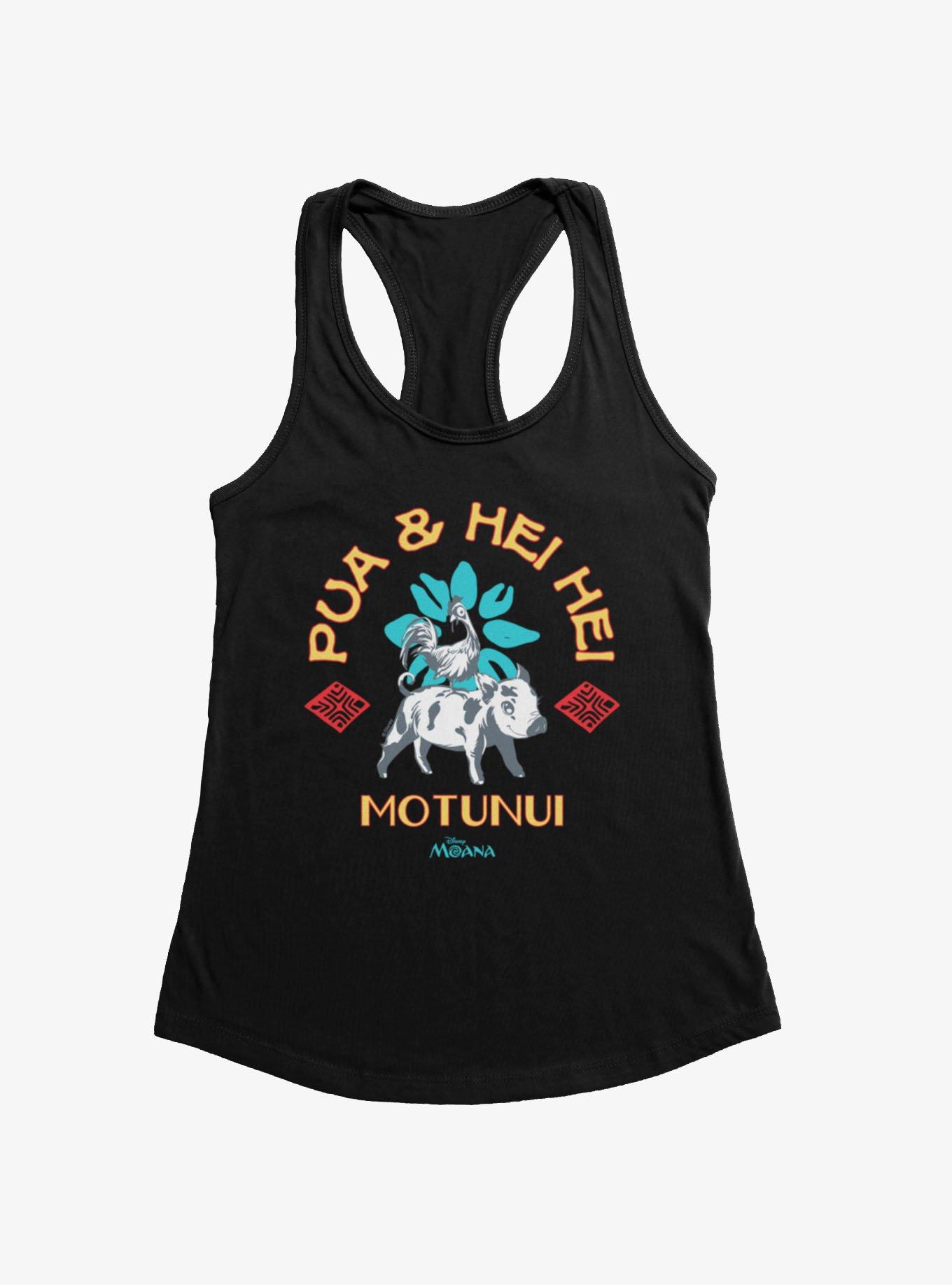 Disney Moana Pua And Hei Hei Motunui Girls Tank Hot Topic Exclusive, , hi-res