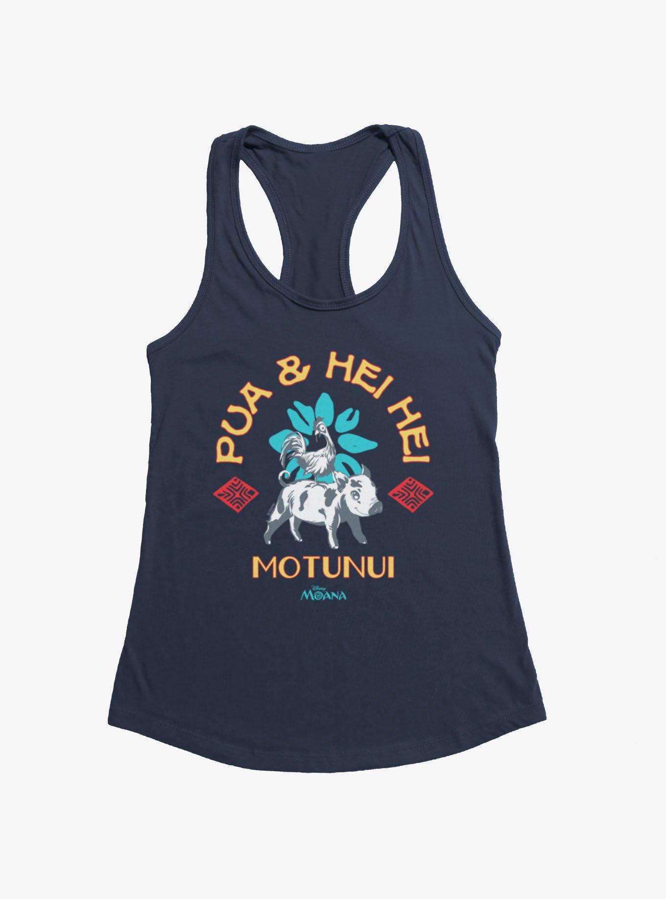 Disney Moana Pua And Hei Hei Motunui Girls Tank Hot Topic Exclusive, , hi-res