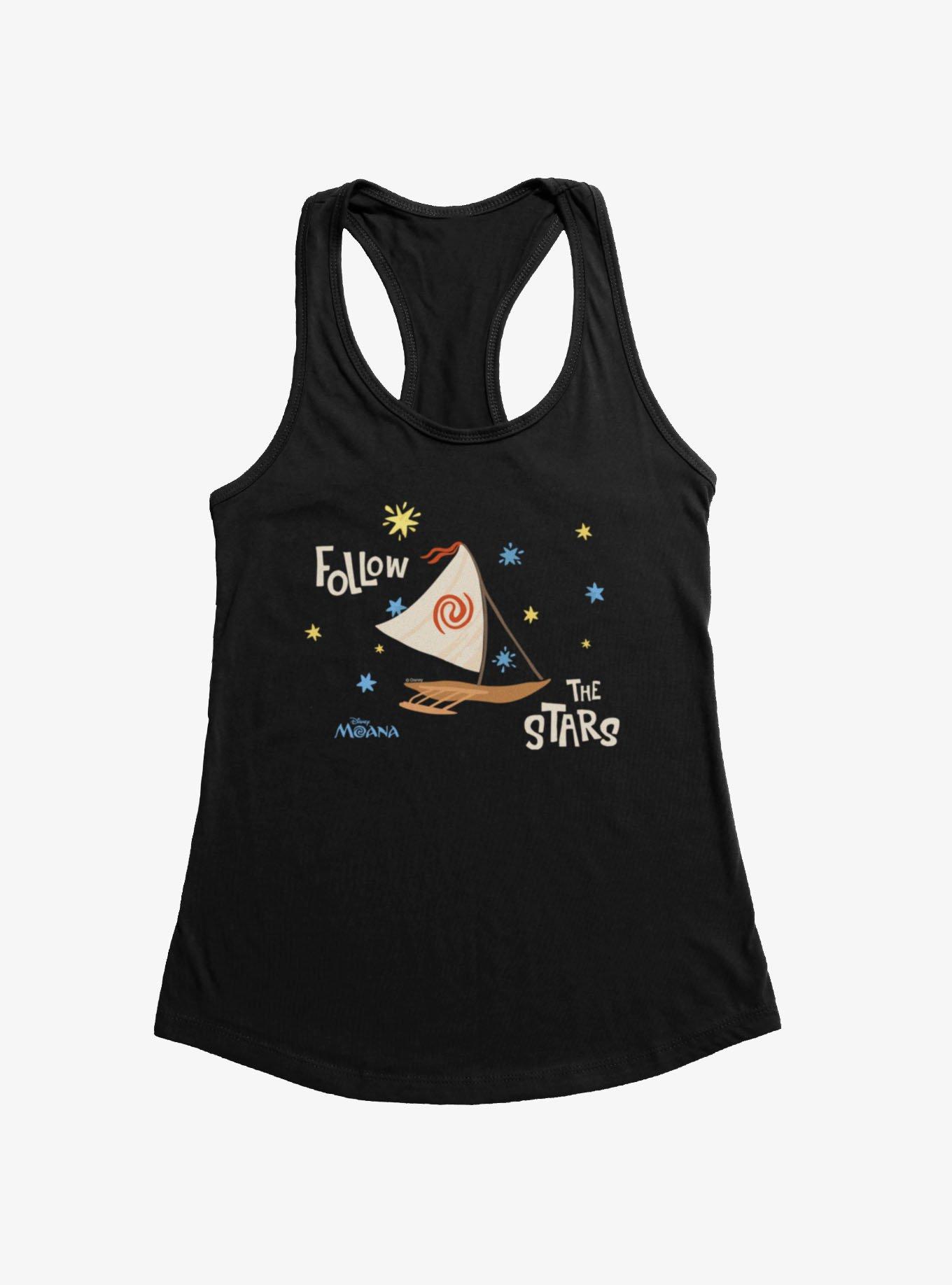 Disney Moana Follow The Stars Boat Girls Tank Hot Topic Exclusive, , hi-res
