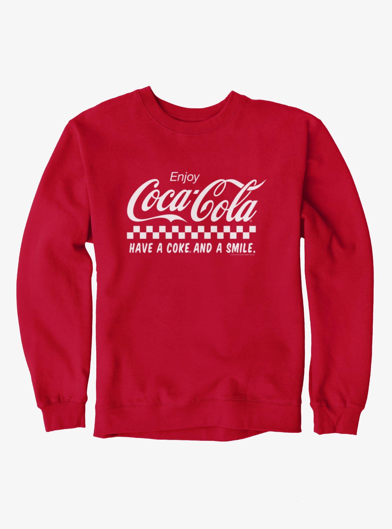 Coca-Cola Checkered Have A Coke Have A Smile Sweatshirt, , hi-res
