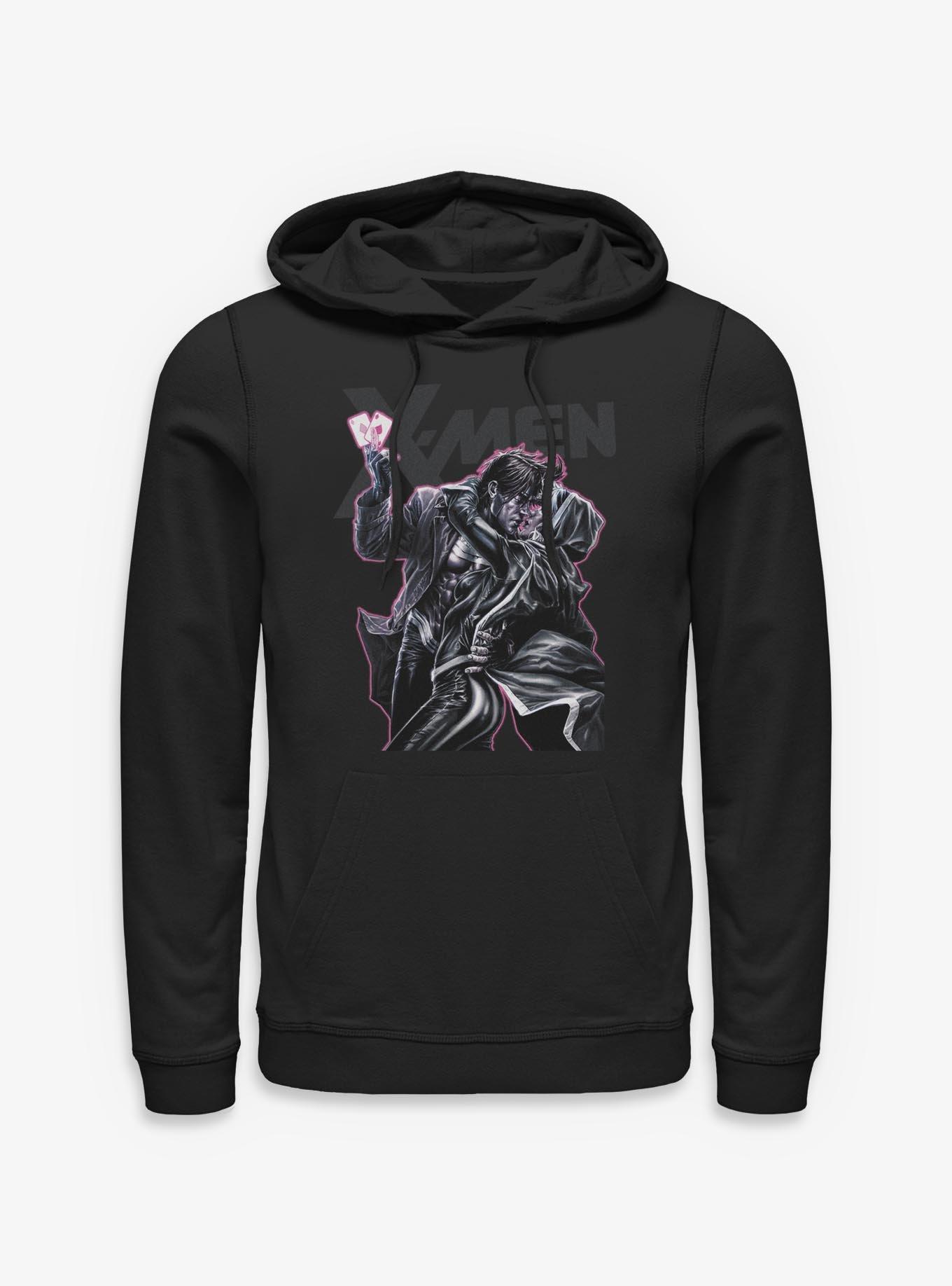 Marvel X-Men '97 Gambit Rogue Kiss Hoodie Her Universe Exclusive, , hi-res